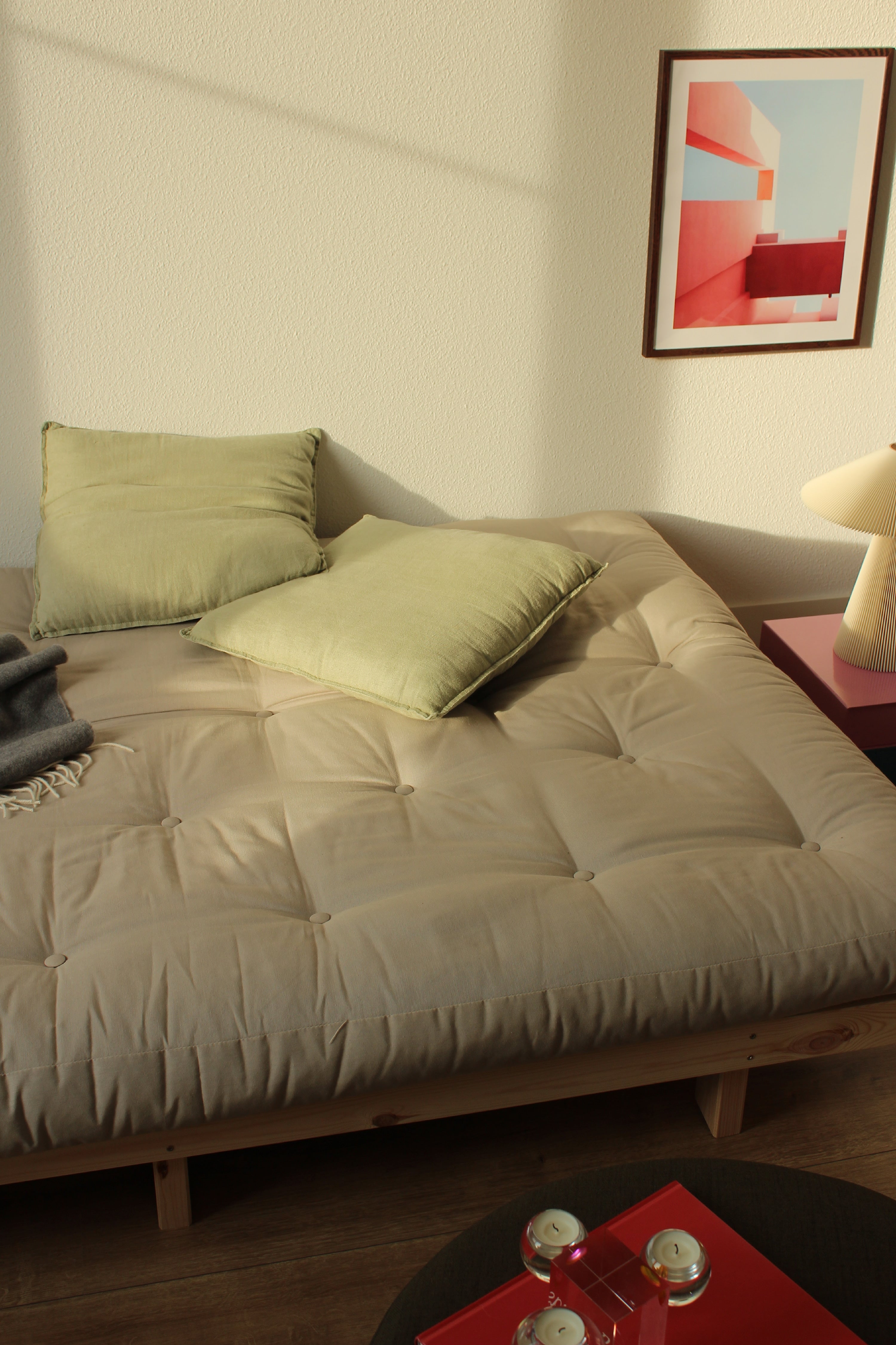 LEAN RAW 130 X 190 W. 5-LAYER MIXED MATTRESS HONEY