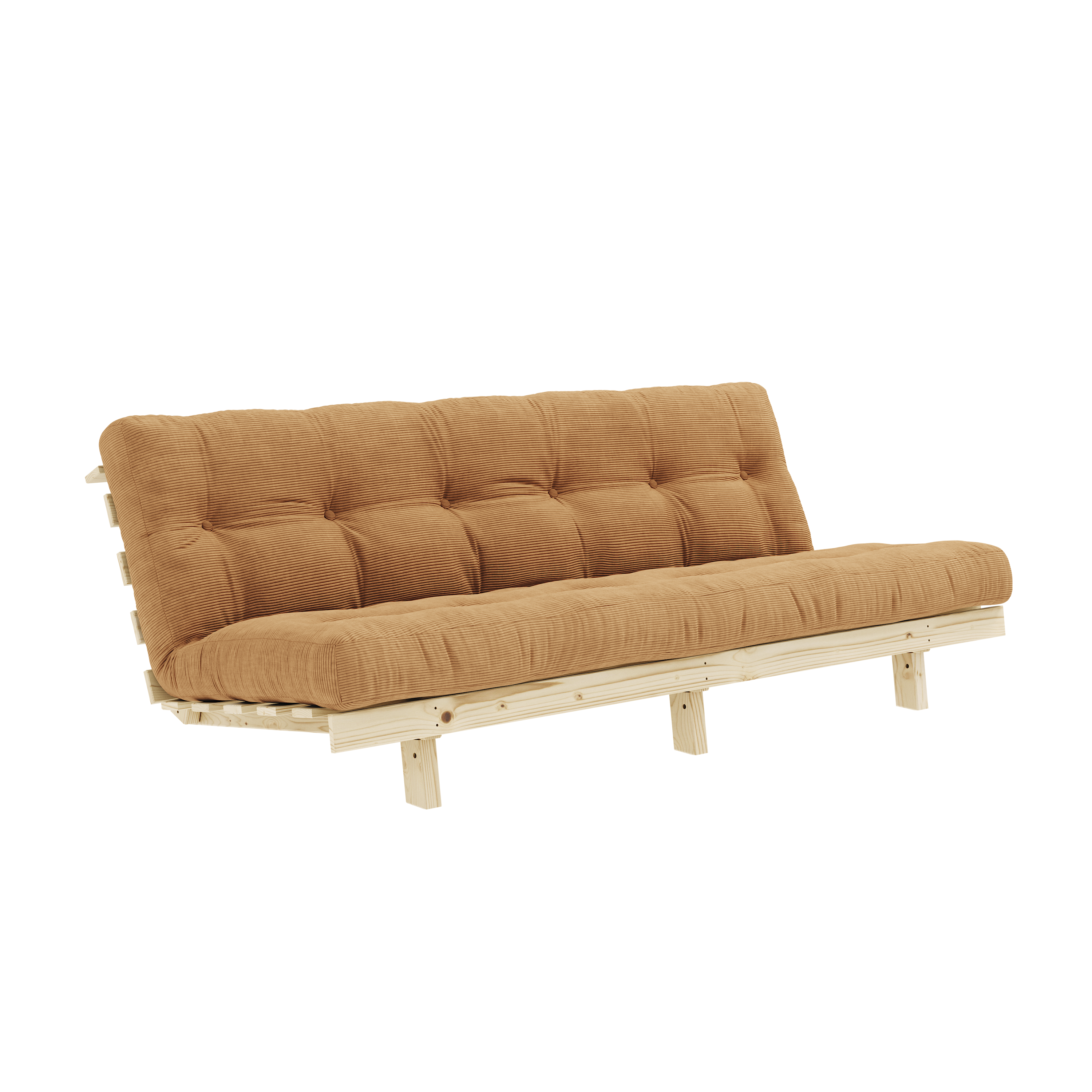 LEAN RAW 130 X 190 W. 5-LAYER MIXED MATTRESS FUDGE BROWN