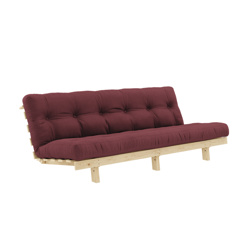 LEAN RAW 130 X 190 W. 5-LAYER MIXED MATTRESS BORDEAUX