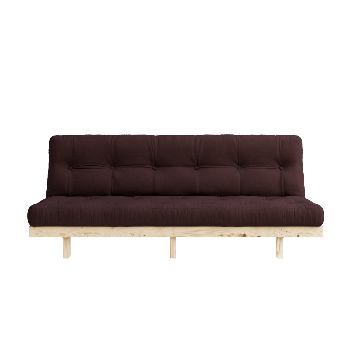 LEAN RAW 130 X 190 W. 5-LAYER MIXED MATTRESS BROWN