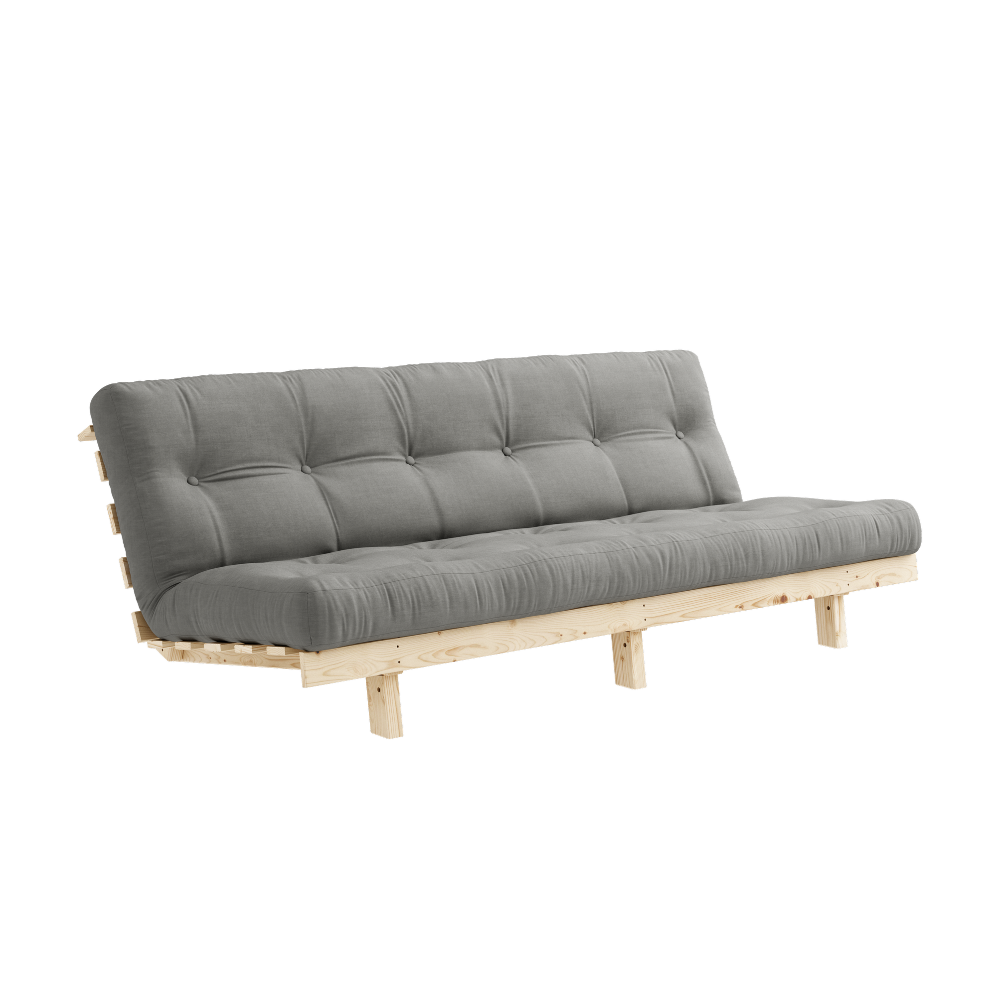 LEAN RAW 130 X 190 W. 5-LAYER MIXED MATTRESS GREY