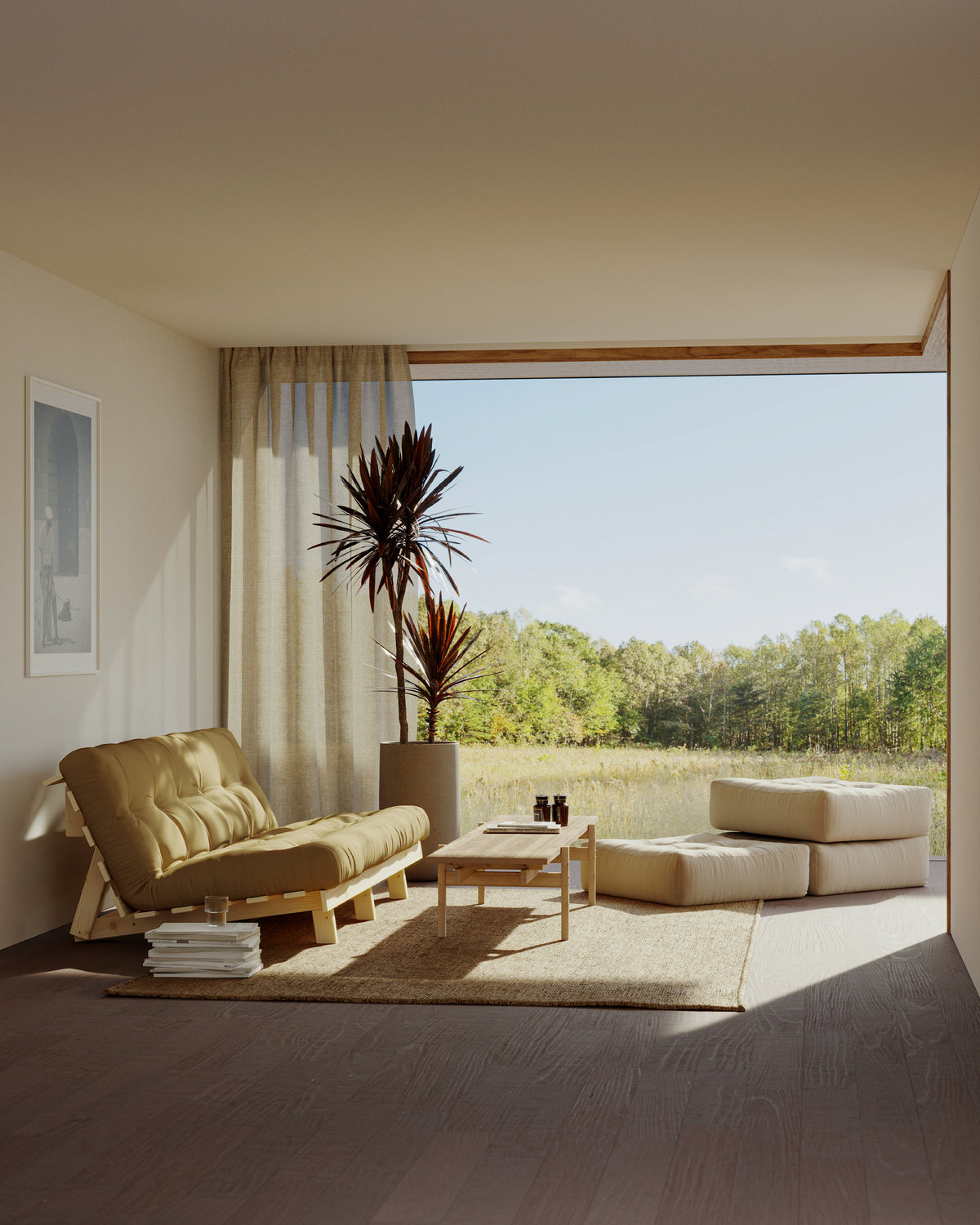 LEAN RAW 130 X 200 W. ALPHA MATTRESS GREY