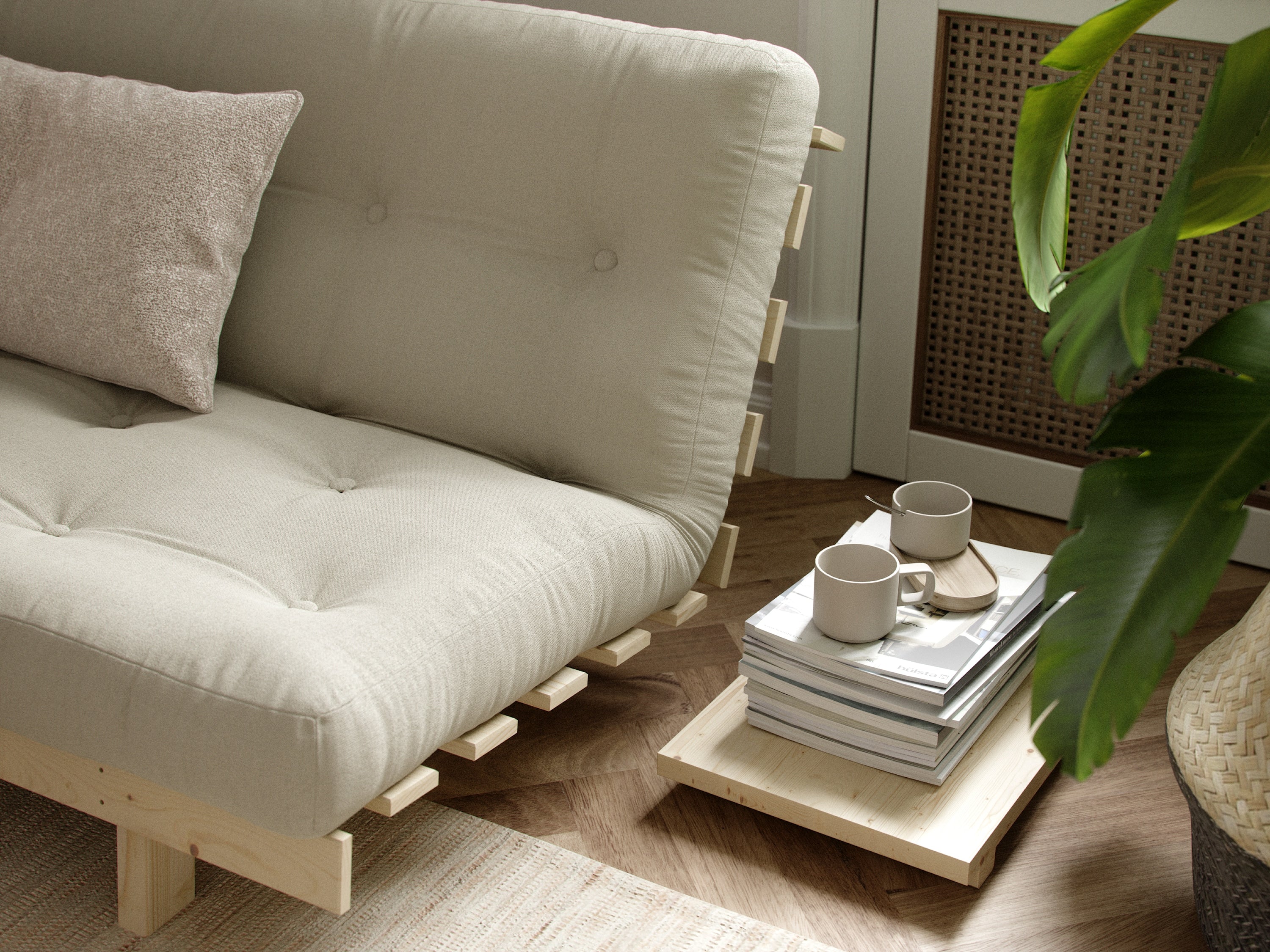 LEAN RAW 130 X 190 W. 5-LAYER MIXED MATTRESS SEAWEED