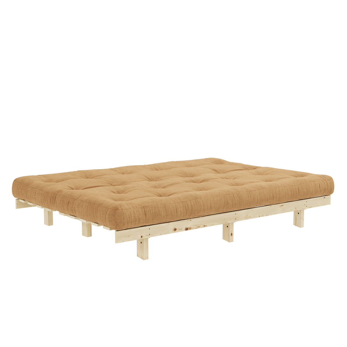LEAN RAW 130 X 200 W. ALPHA MATTRESS FUDGE BROWN