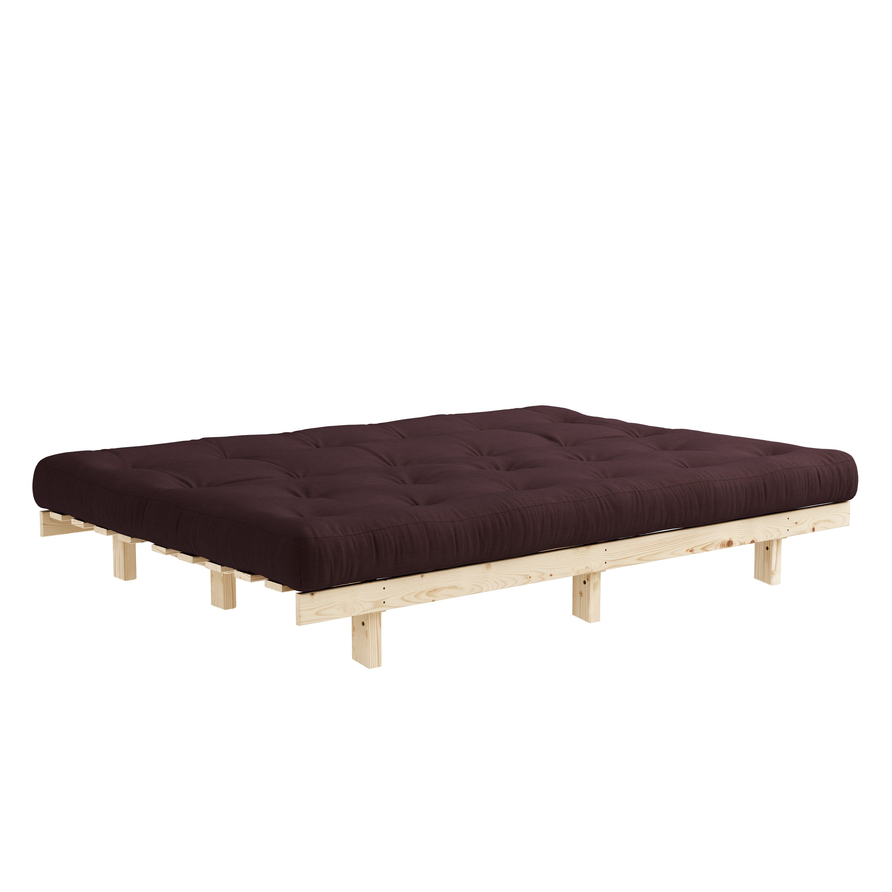 LEAN RAW 130 X 200 W. ALPHA MATELAS MARRON