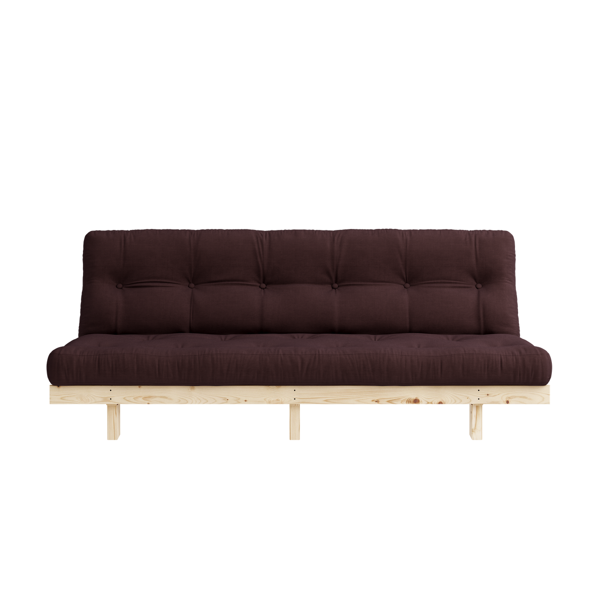 LEAN RAW 130 X 200 W. ALPHA MATTRESS BROWN
