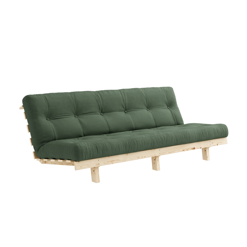LEAN RAW 130 X 200 W. ALPHA MATELAS VERT OLIVE