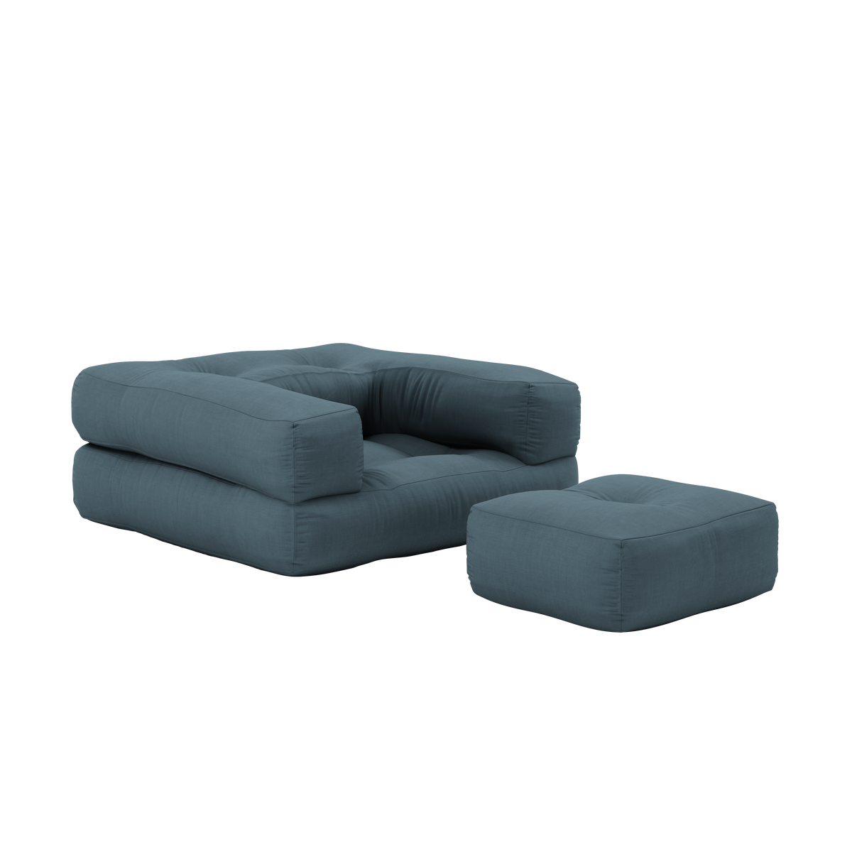 MINI CUBE BLEU PÉTROLE