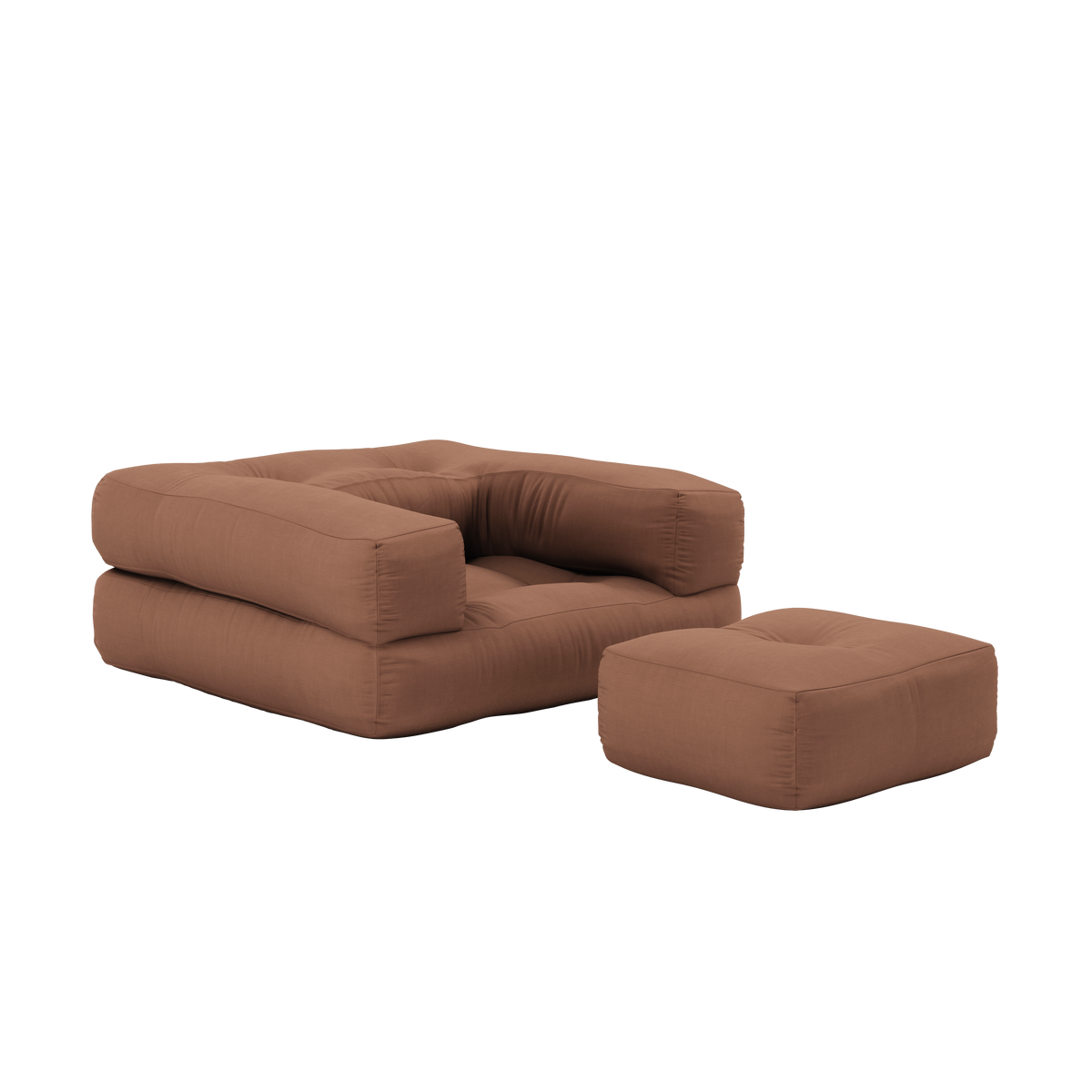 MINI CUBE CLAY BROWN