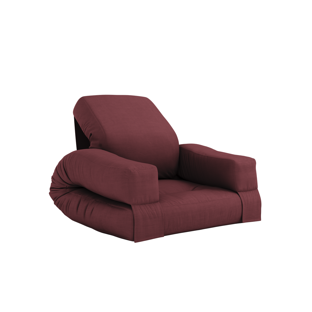 MINI FAUTEUIL HIPPO BORDEAUX