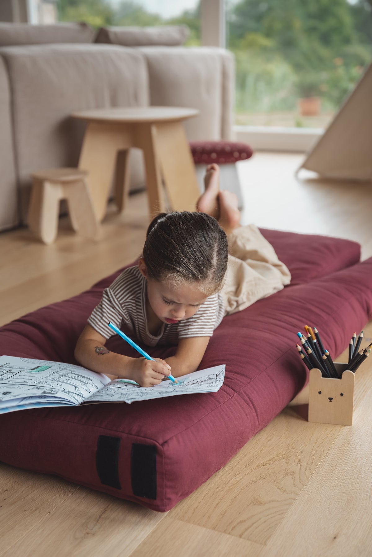 MINI HIPPO CHAIR OLIVE GREEN