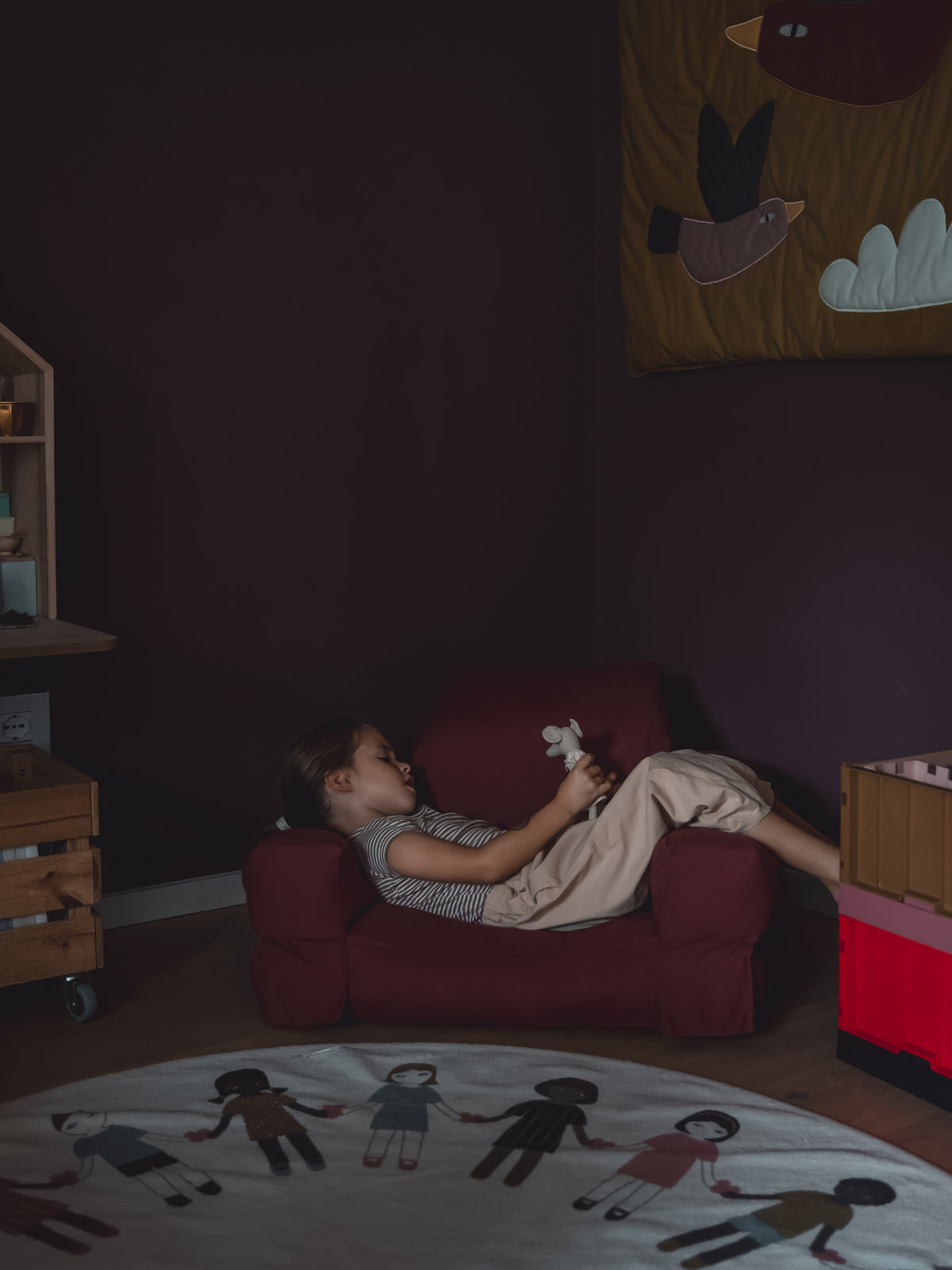 MINI HIPPO CHAIR OLIVE GREEN