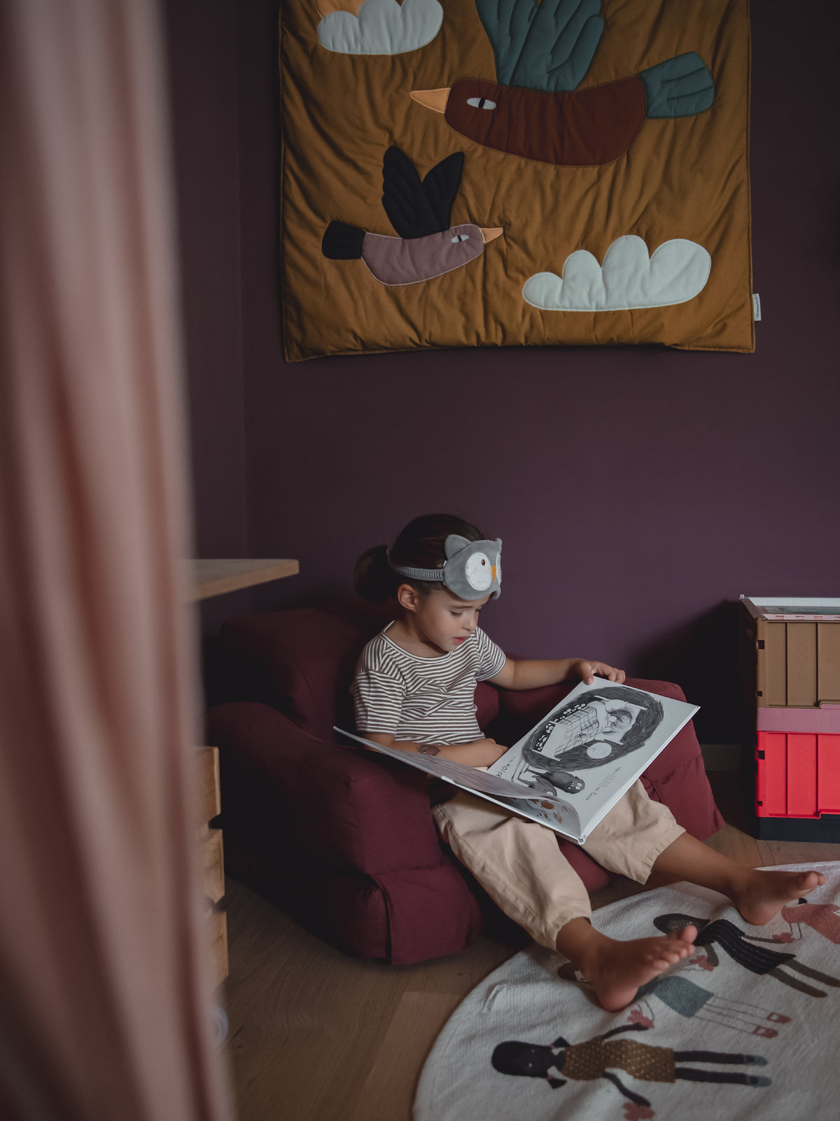 MINI HIPPO CHAIR OLIVE GREEN