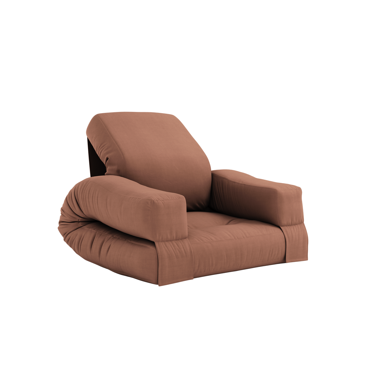 CHAISE MINI HIPPO ARGILE BRUN
