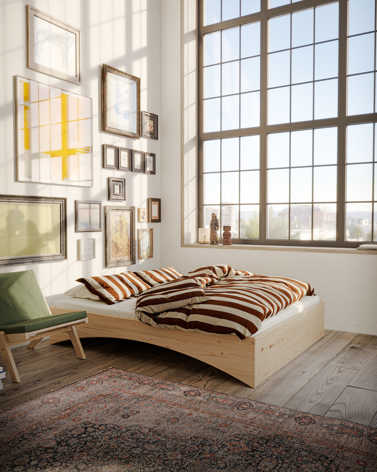 ORBIT BED RAW 140 X 200