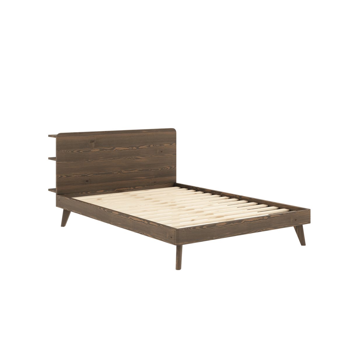 RETREAT BED CAROB BROWN 140 X 200