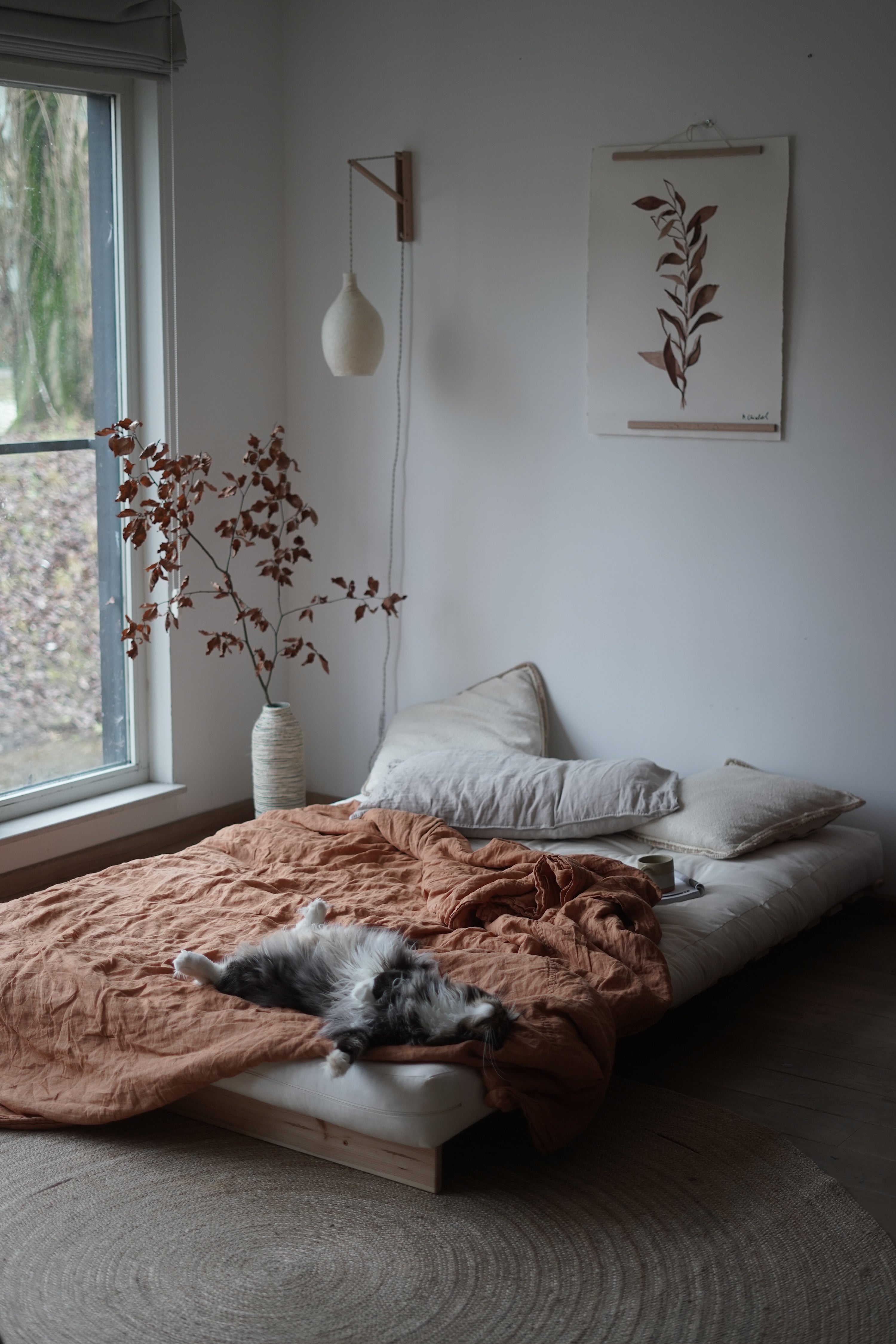 MATELAS ROOTS BRUT 140 X 200 CM, MARRON