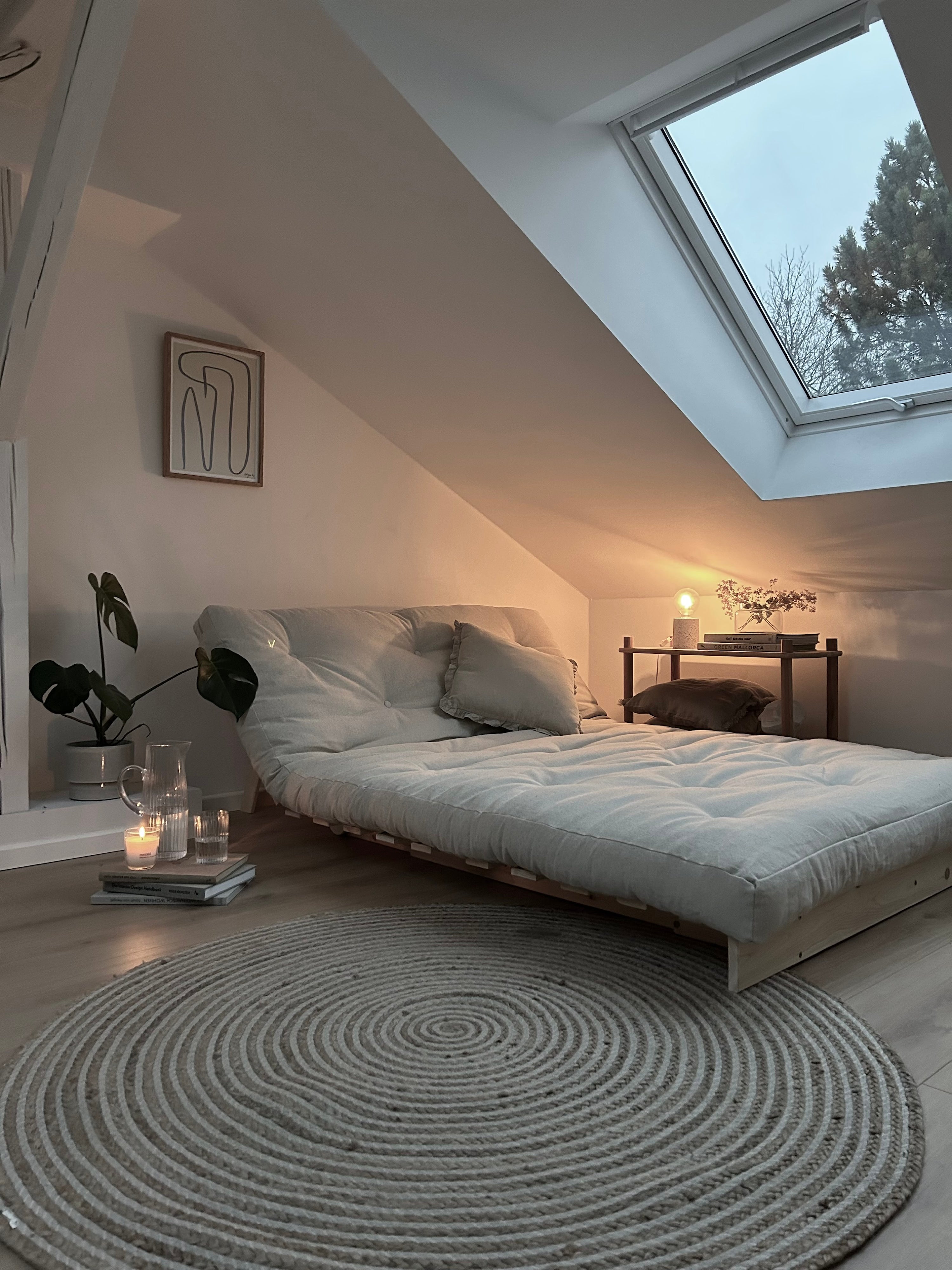 ROOTS RAW 140 X 200 W. ROOTS MATTRESS BORDEAUX