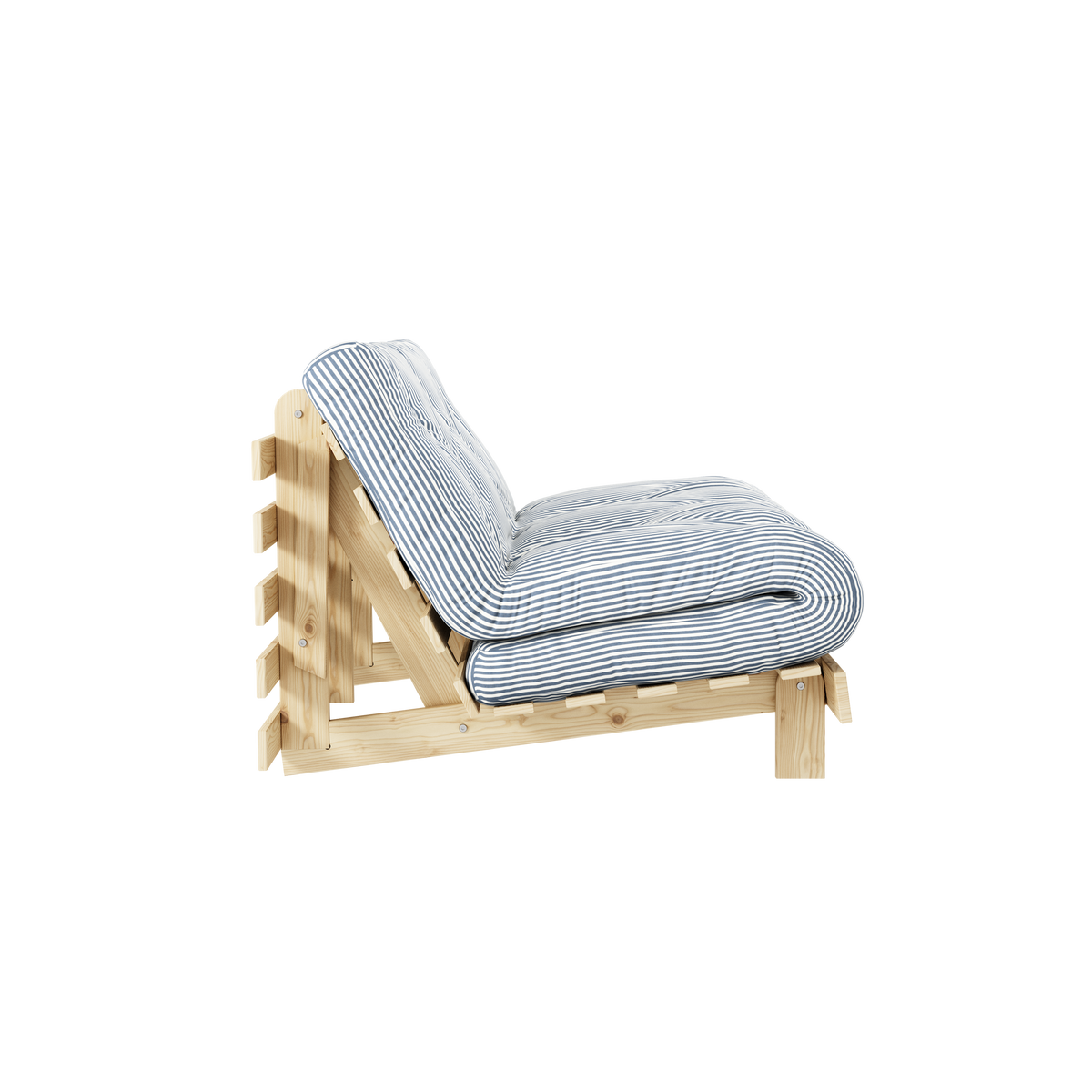 ROOTS RAW 140 X 200 W. ROOTS MATTRESS BEACH BLUE