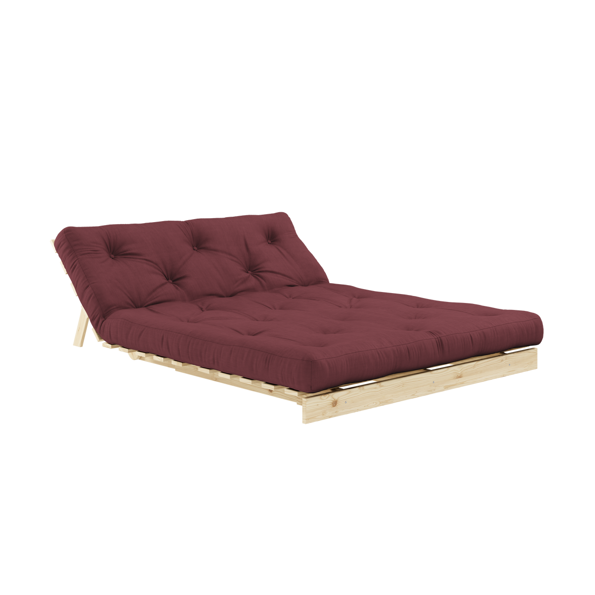 ROOTS RAW 140 X 200 W. ROOTS MATTRESS BORDEAUX