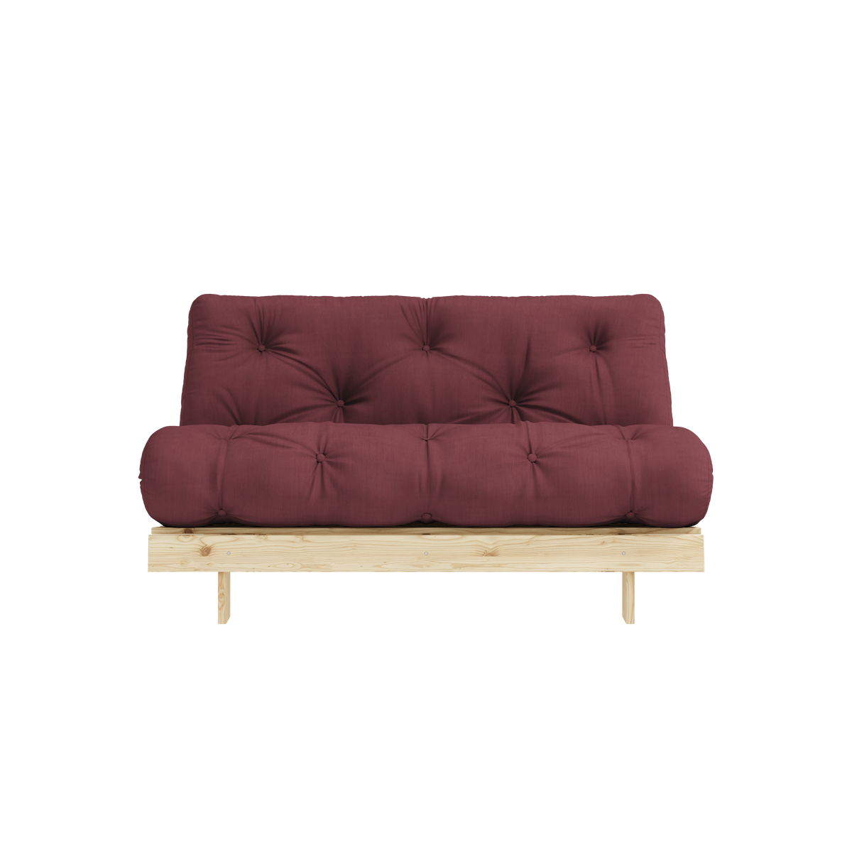 ROOTS RAW 140 X 200 W. ROOTS MATTRESS BORDEAUX
