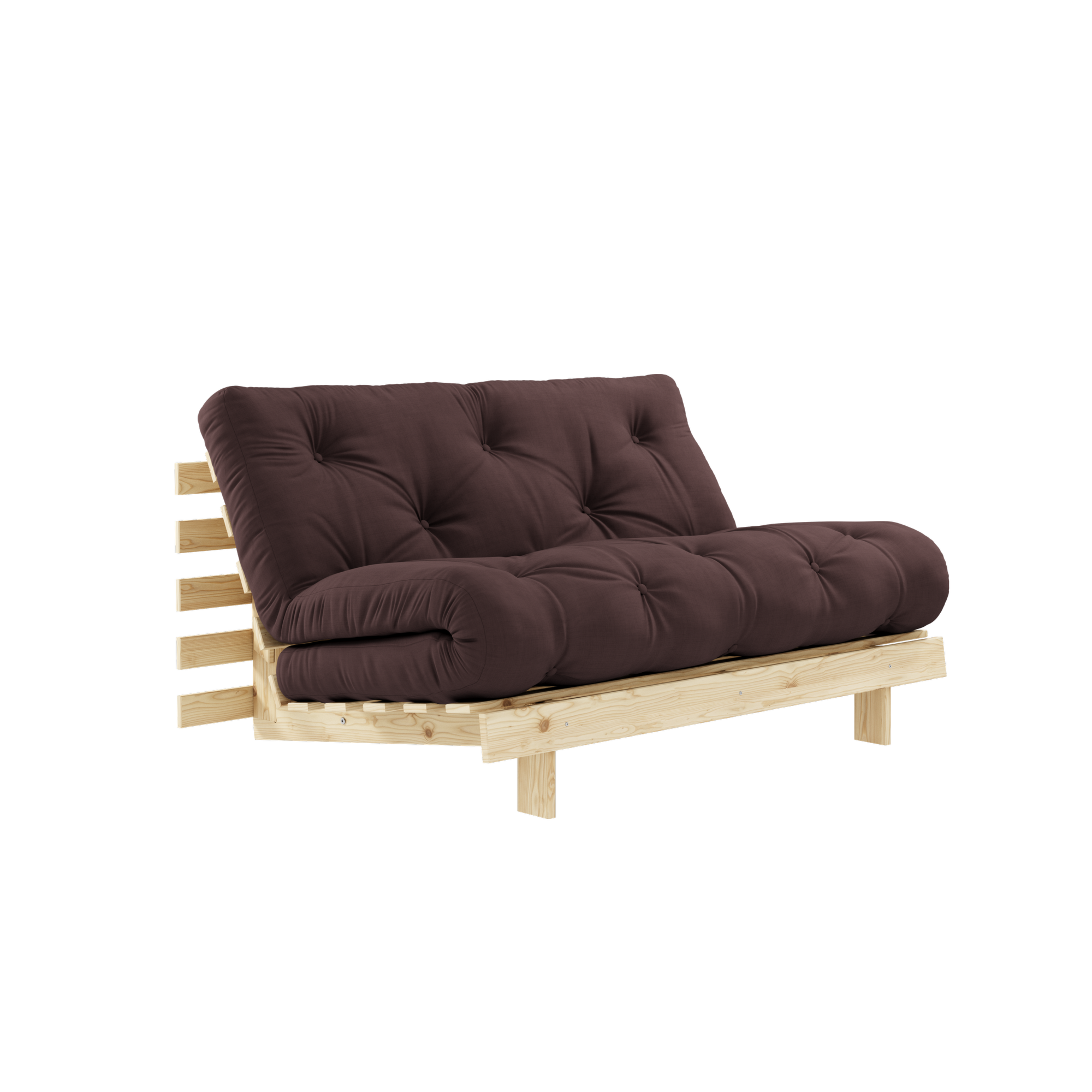 MATELAS ROOTS BRUT 140 X 200 CM, MARRON