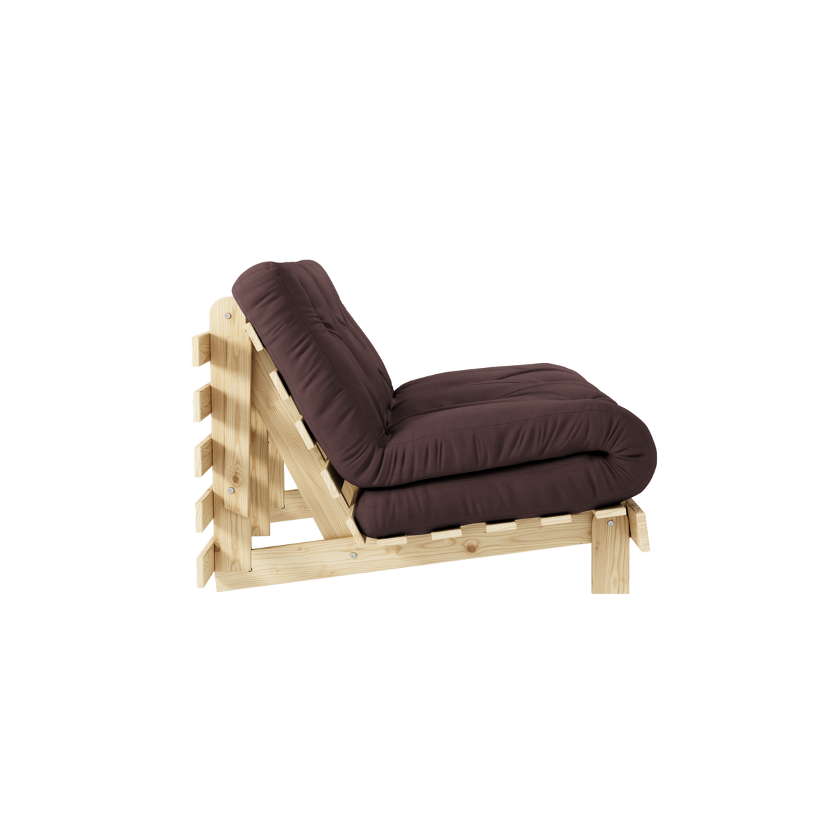 MATELAS ROOTS BRUT 140 X 200 CM, MARRON