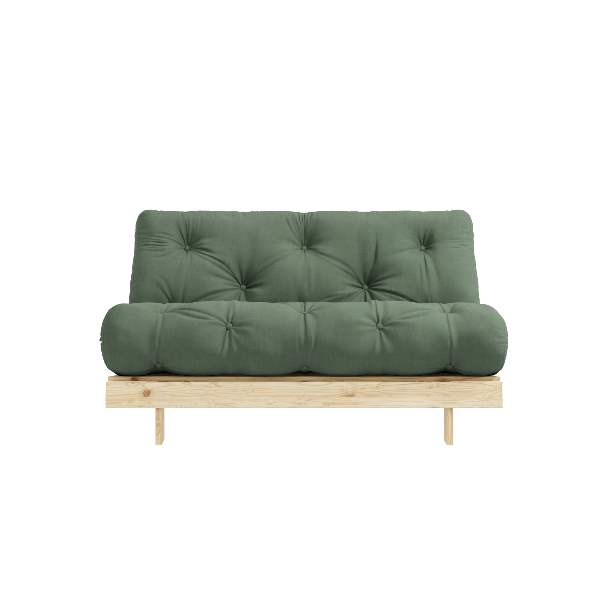ROOTS RAW 140 X 200 W. ROOTS MATTRESS OLIVE GREEN
