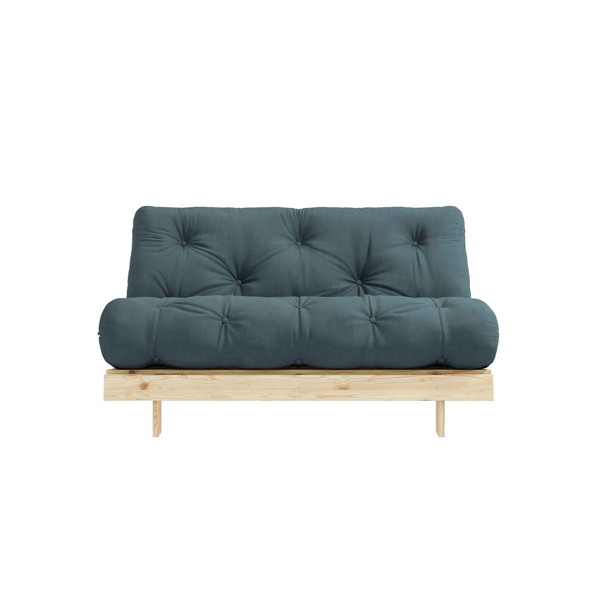 MATELAS ROOTS RAW 140 X 200 W. ROOTS BLEU PÉTROLE