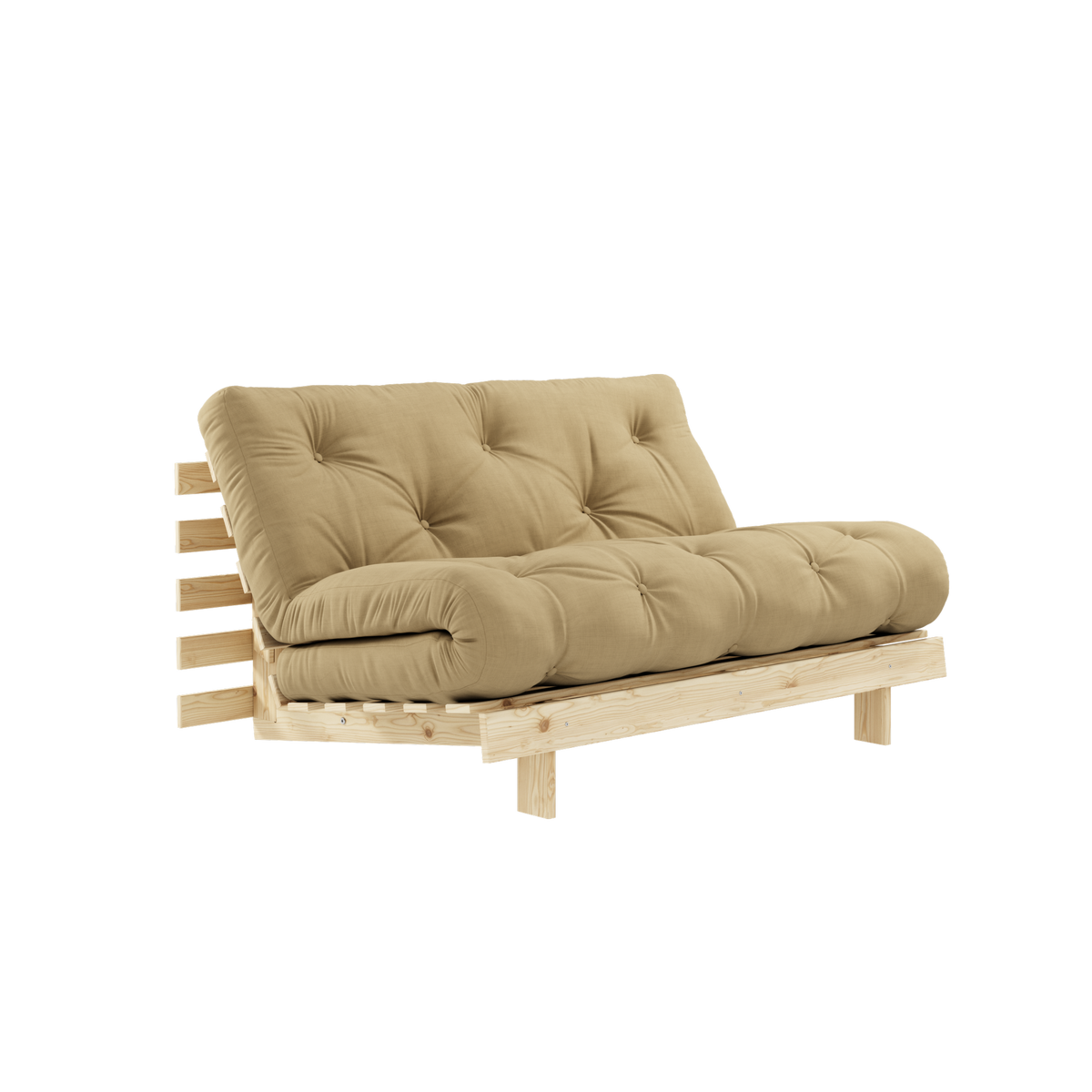ROOTS RAW 140 X 200 W. ROOTS MATTRESS WHEAT BEIGE
