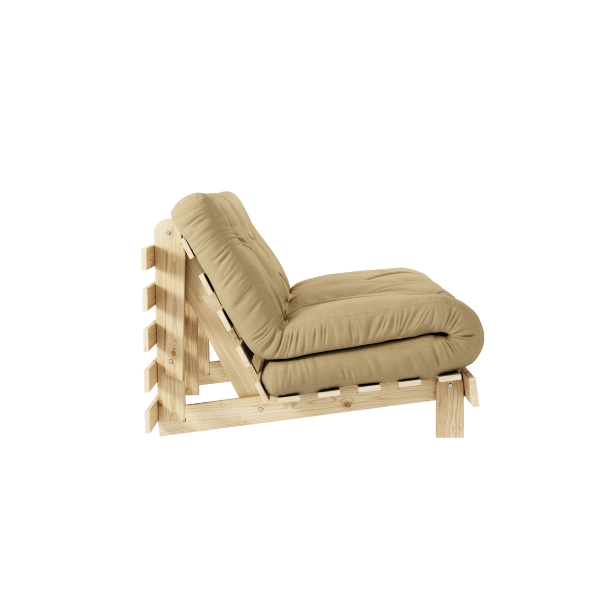 ROOTS RAW 140 X 200 W. ROOTS MATTRESS WHEAT BEIGE