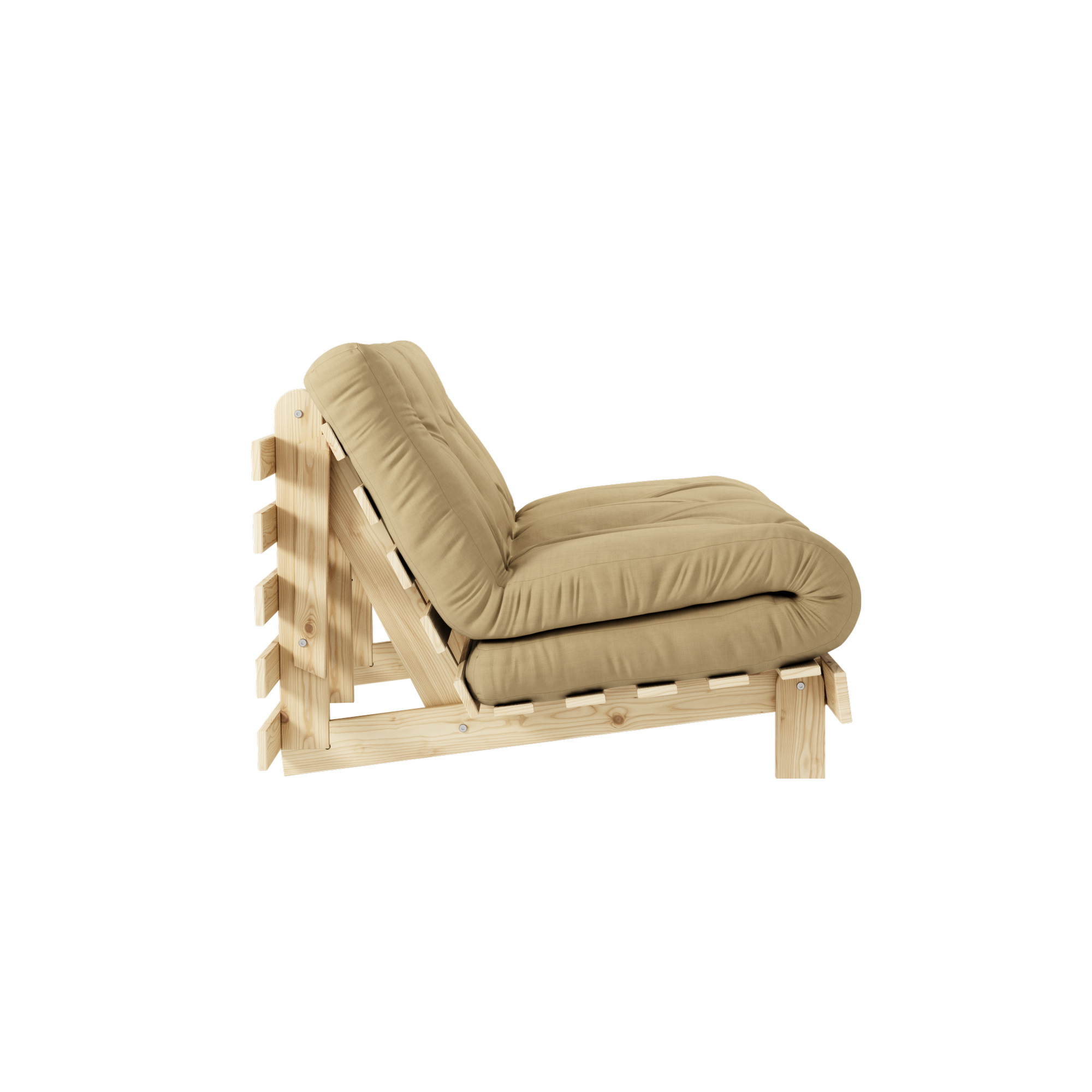 ROOTS RAW 140 X 200 W. ROOTS MATTRESS WHEAT BEIGE