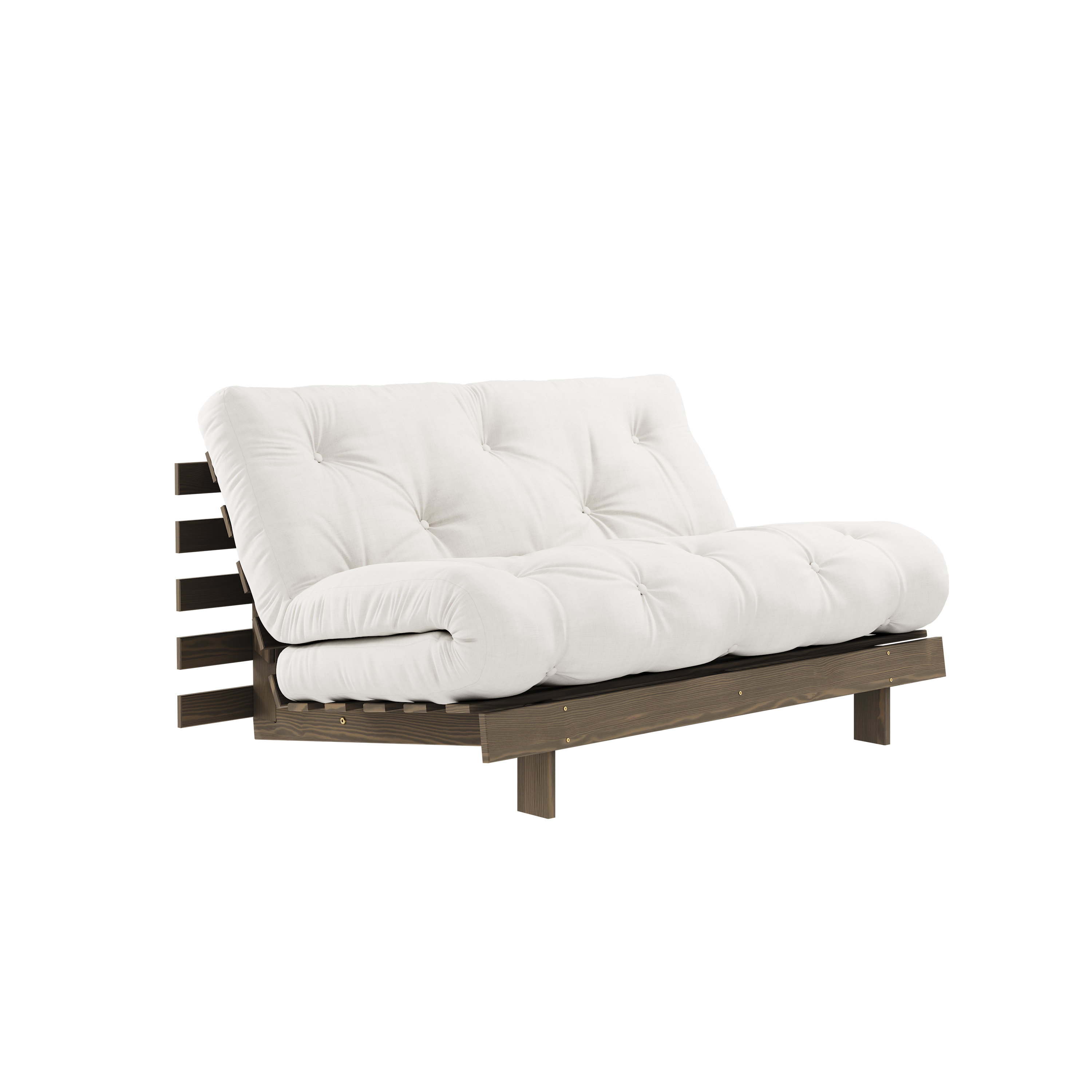 ROOTS CAROB BROWN 140 X 200 W. ROOTS MATTRESS NATURAL