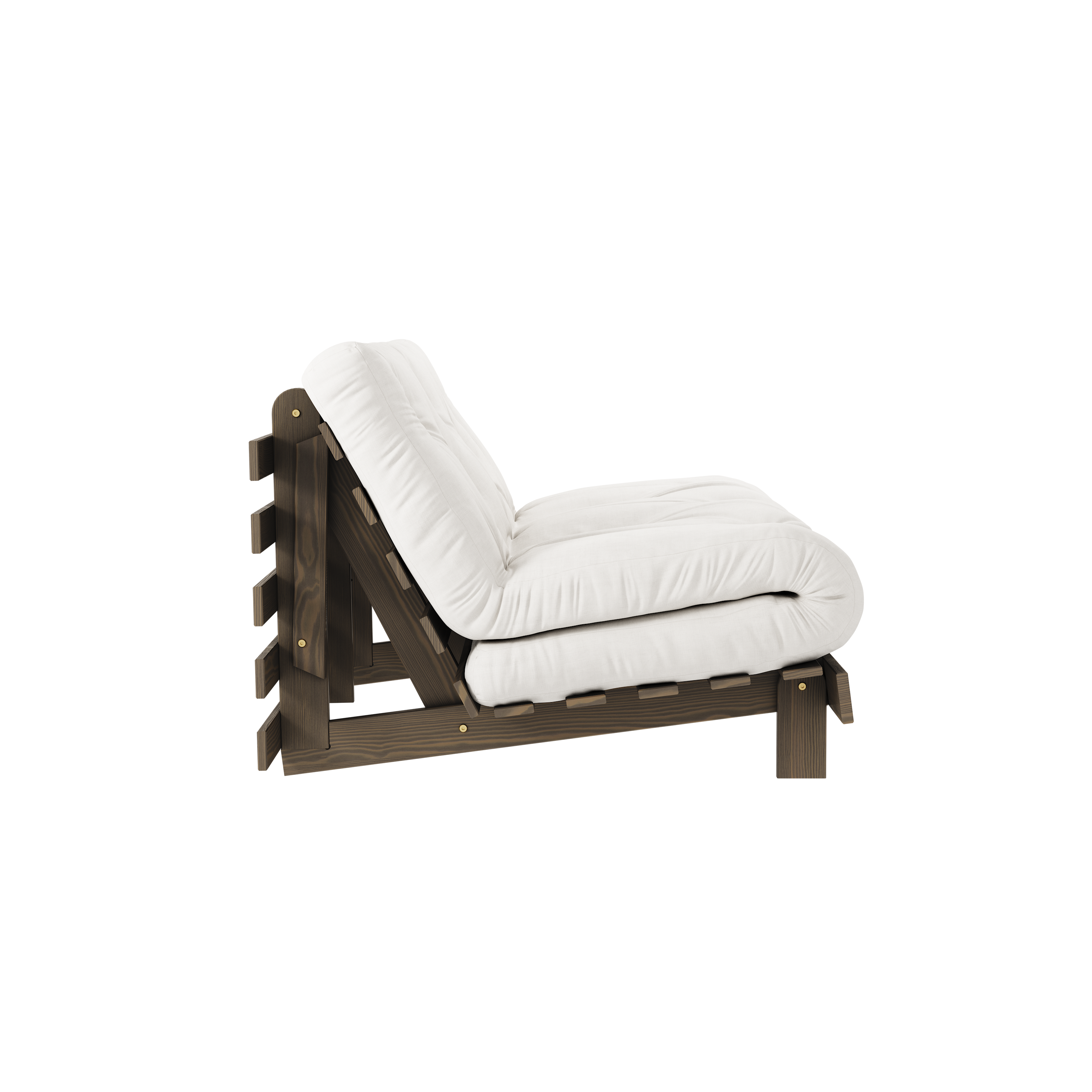 ROOTS CAROB BROWN 140 X 200 W. ROOTS MATTRESS NATURAL