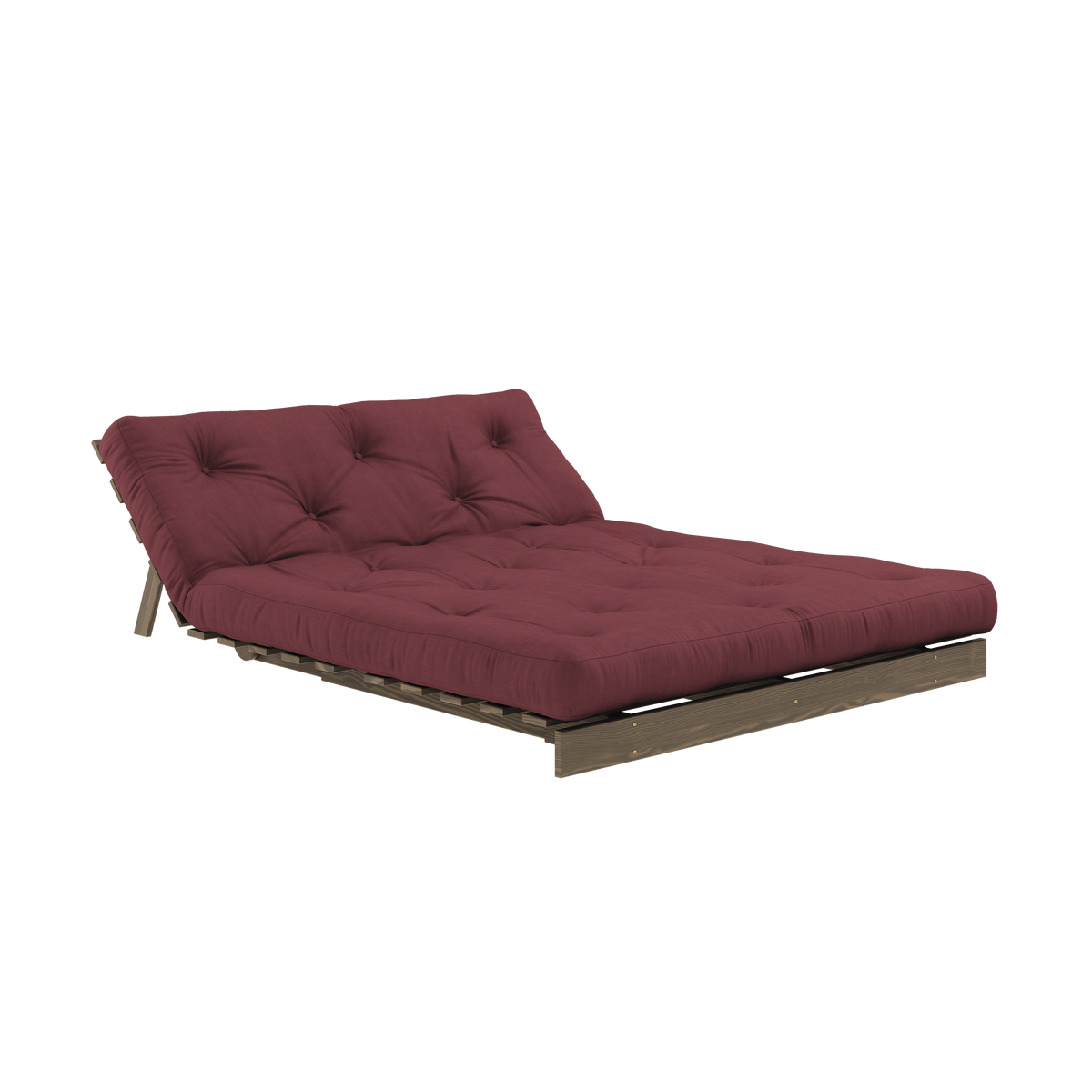 ROOTS CAROB BROWN 140 X 200 W. ROOTS MATTRESS BORDEAUX