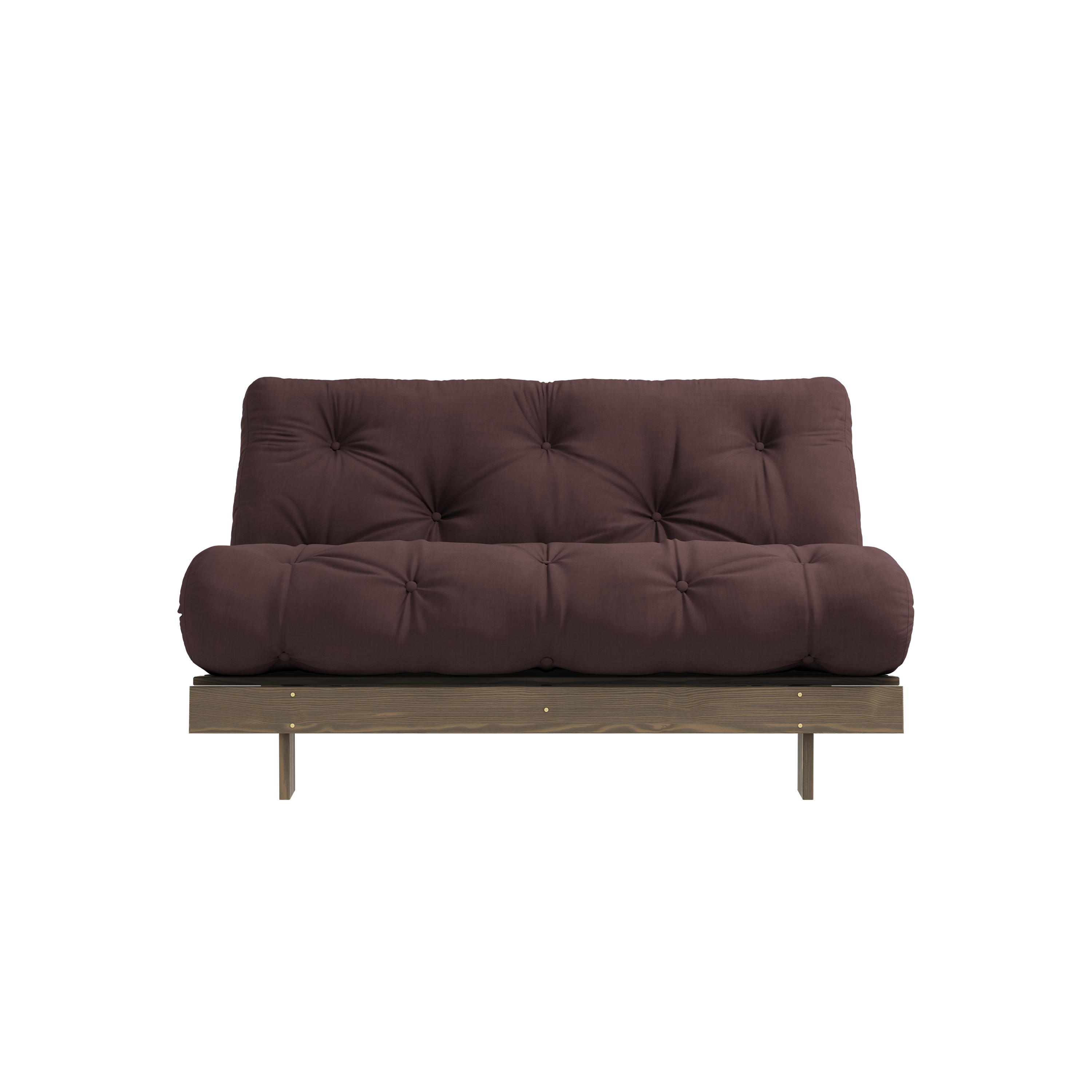 ROOTS CAROB BROWN 140 X 200 AVEC. MATELAS ROOTS MARRON