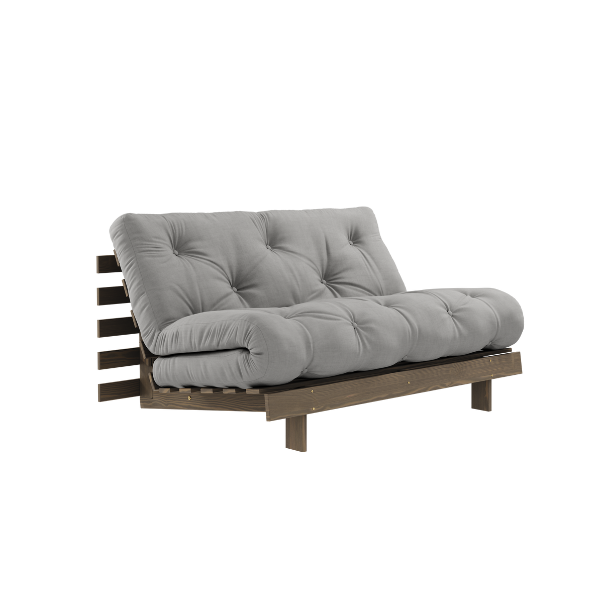 ROOTS CAROB BROWN 140 X 200 W. ROOTS MATTRESS GREY