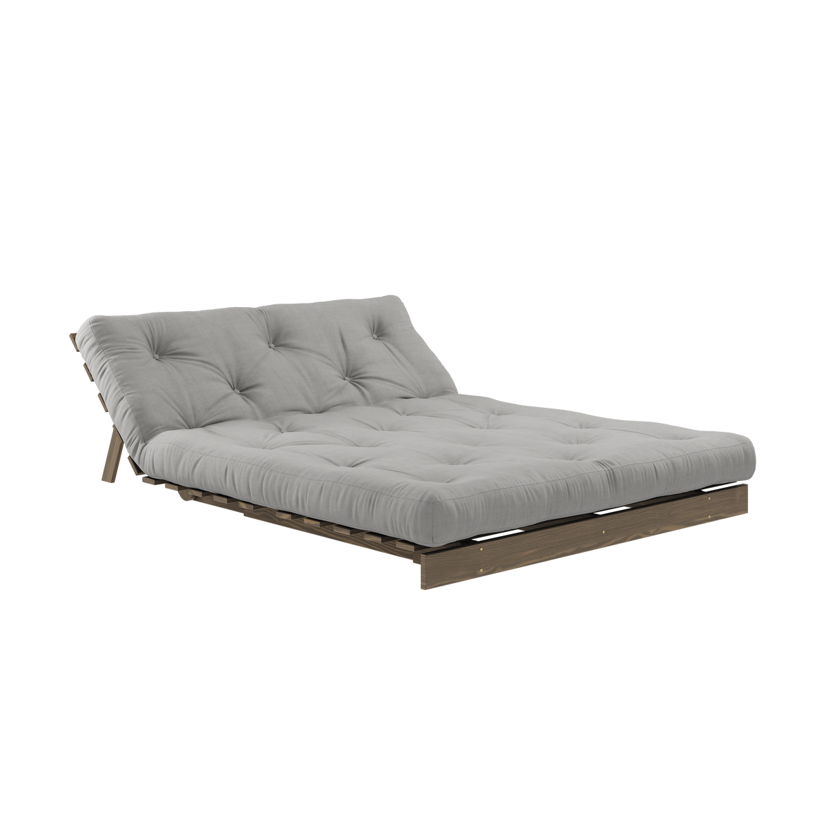 ROOTS CAROB BROWN 140 X 200 W. ROOTS MATTRESS GREY