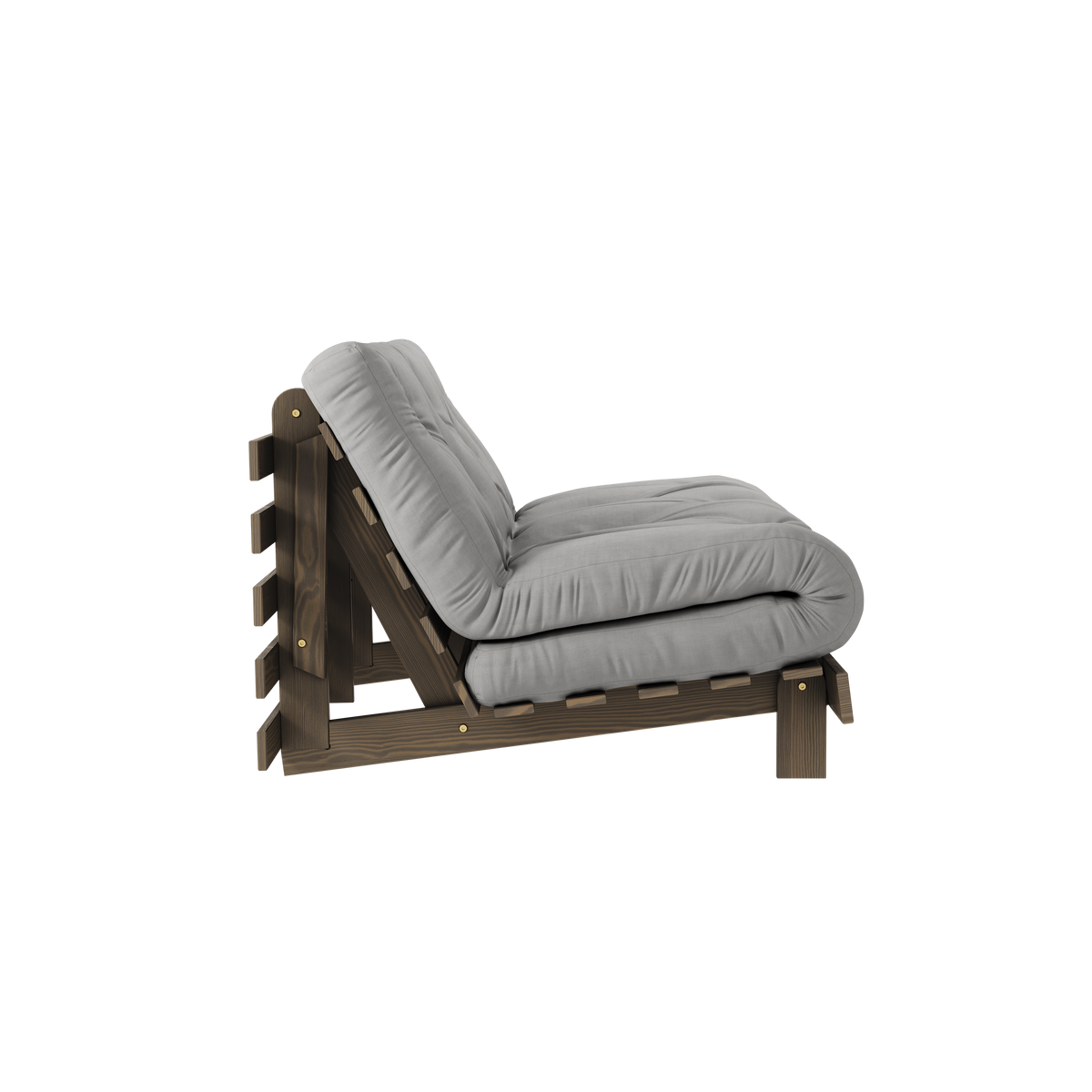 ROOTS CAROB BROWN 140 X 200 W. ROOTS MATTRESS GREY