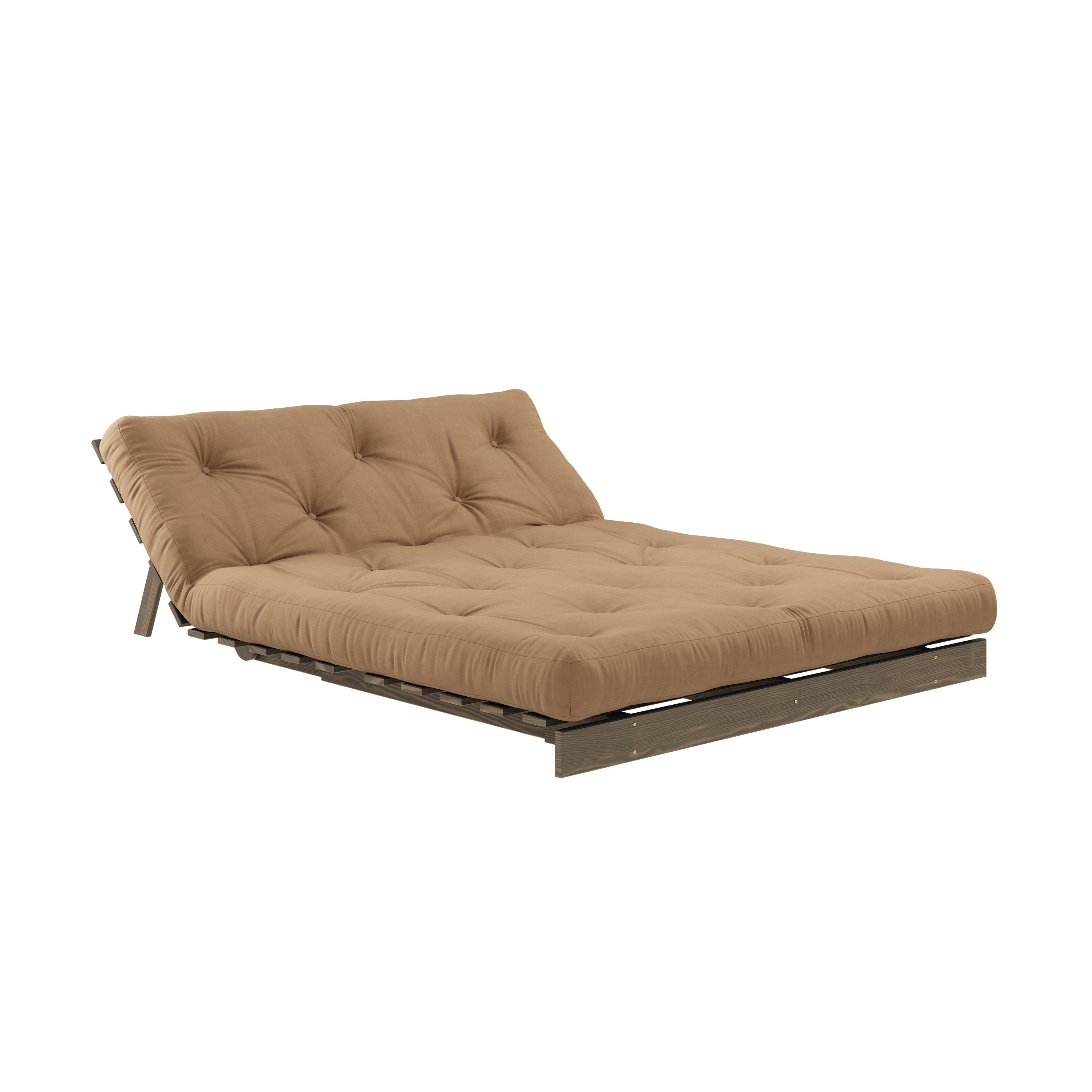 ROOTS CAROB BROWN 140 X 200 AVEC MATELAS ROOTS MOCCA