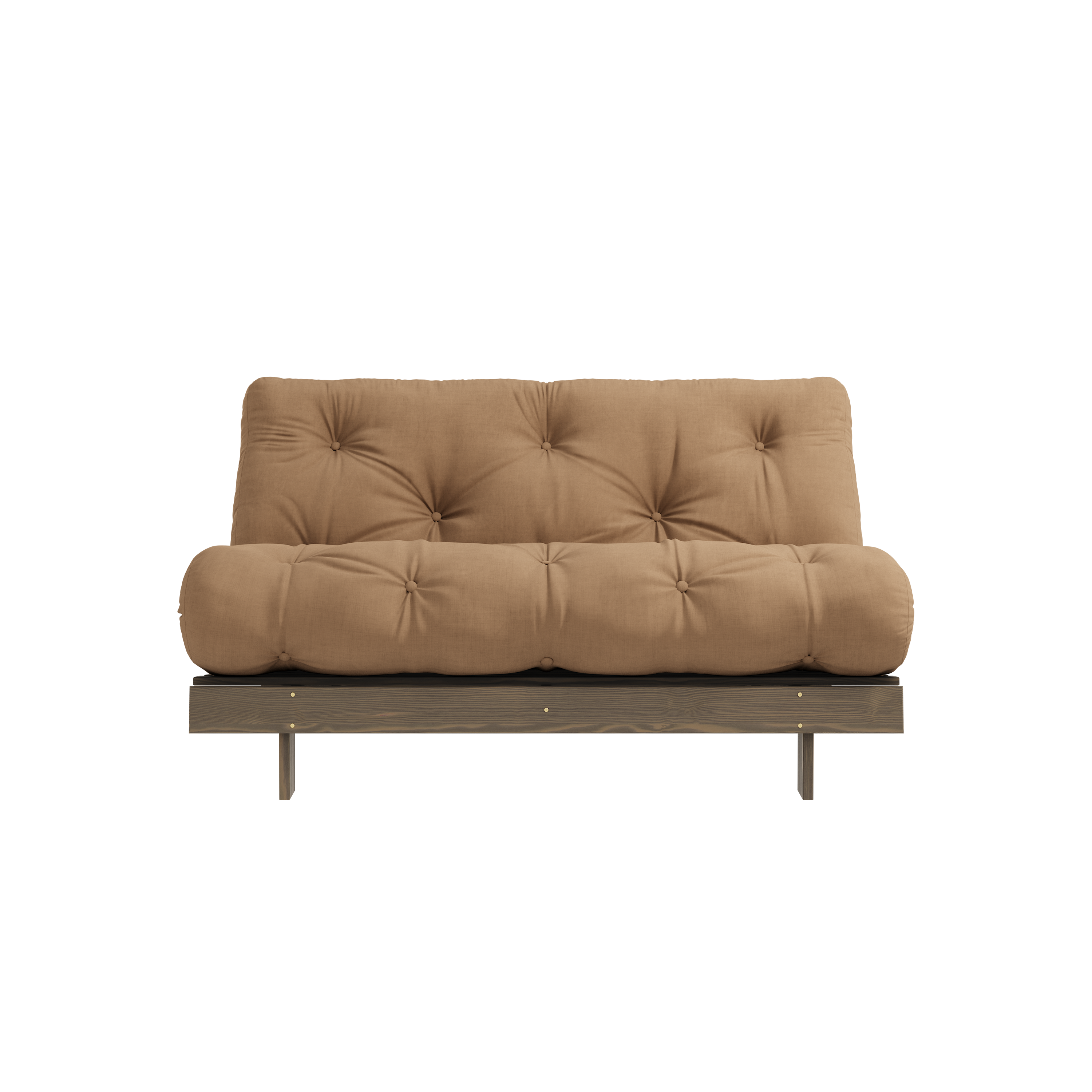 ROOTS CAROB BROWN 140 X 200 AVEC MATELAS ROOTS MOCCA