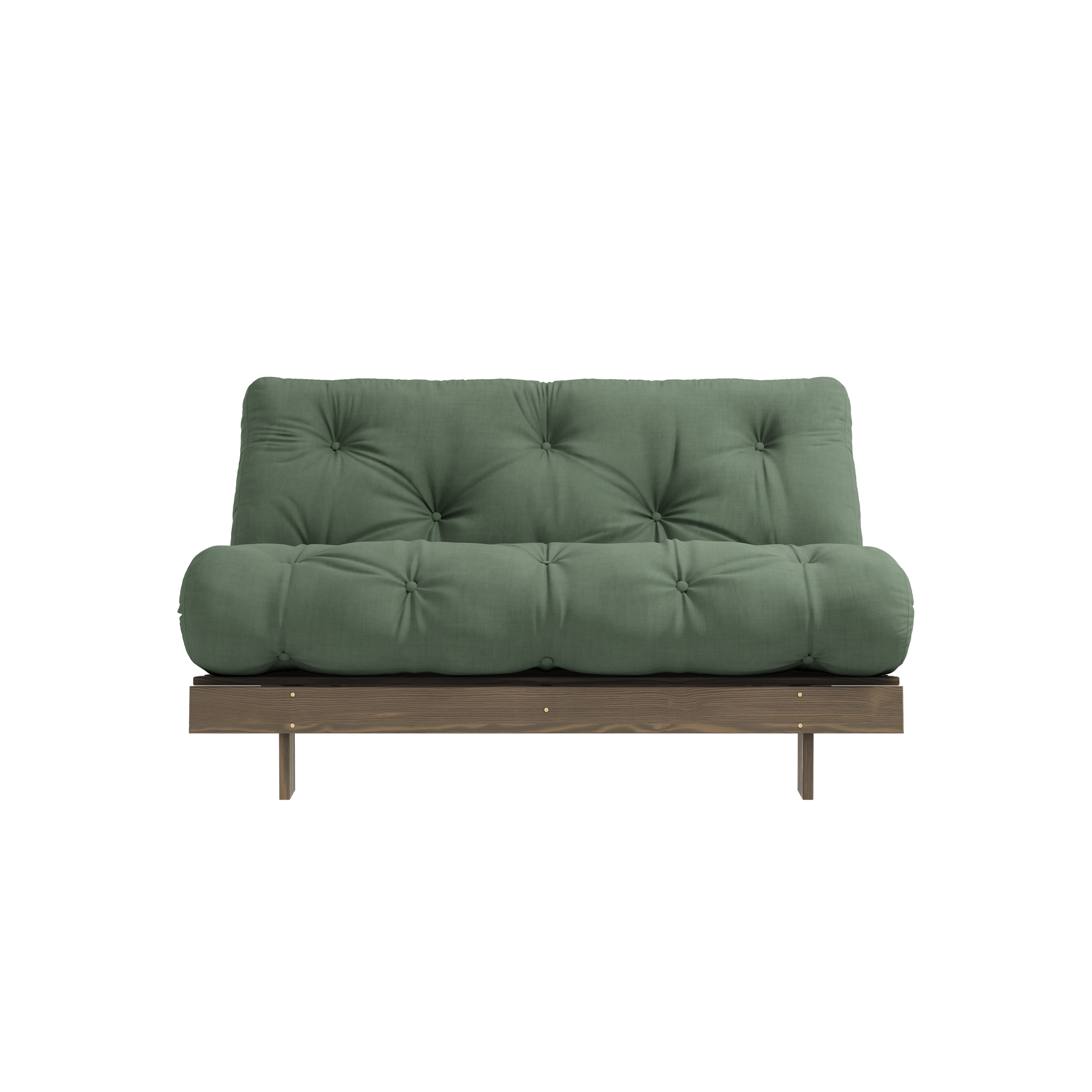 ROOTS CAROB BROWN 140 X 200 W. ROOTS MATTRESS OLIVE GREEN