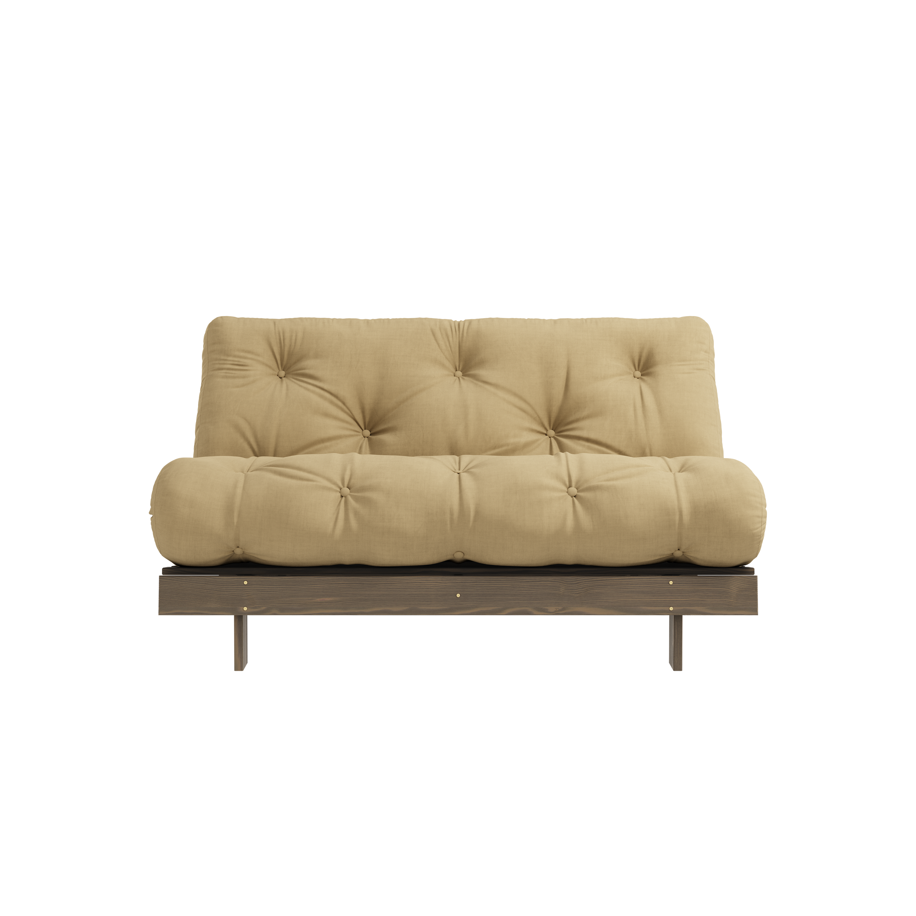 ROOTS CAROB BROWN 140 X 200 W. ROOTS MATTRESS WHEAT BEIGE