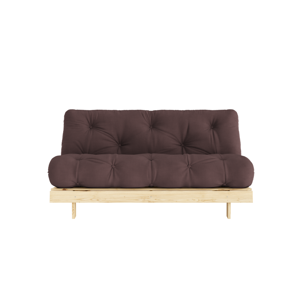 ROOTS RAW 160 X 200 W. ROOTS MATTRESS BROWN