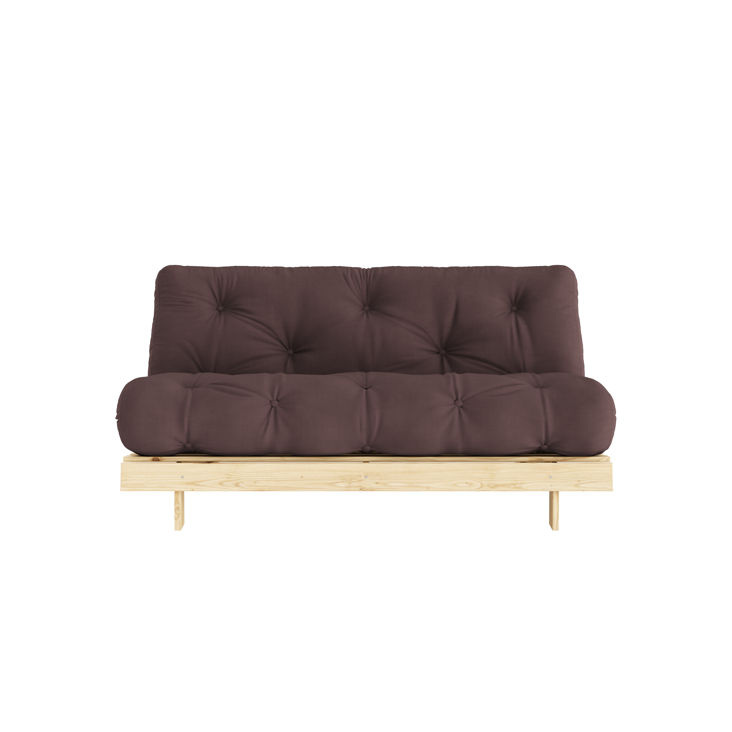 MATELAS ROOTS RAW 160 X 200 AVEC SOMMIER ROOTS MARRON
