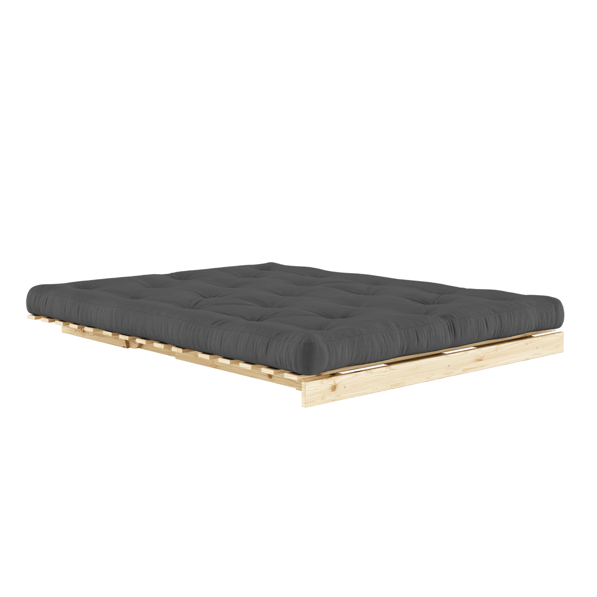 ROOTS RAW 160 X 200 W. ROOTS MATTRESS DARK GREY