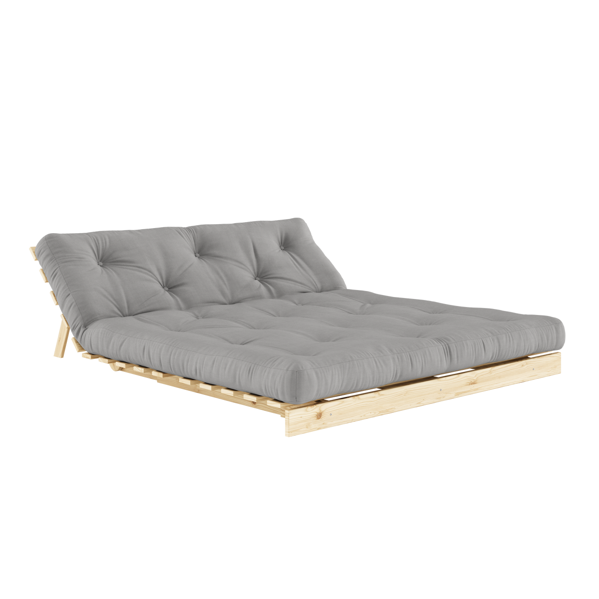 ROOTS RAW 160 X 200 W. ROOTS MATTRESS GREY
