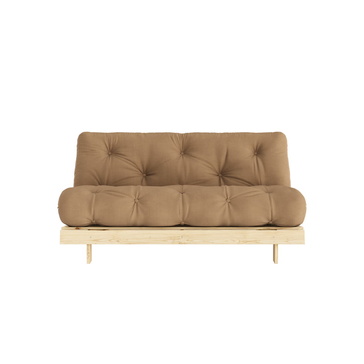 MATELAS ROOTS RAW 160 X 200 AVEC MATELAS ROOTS MOCCA