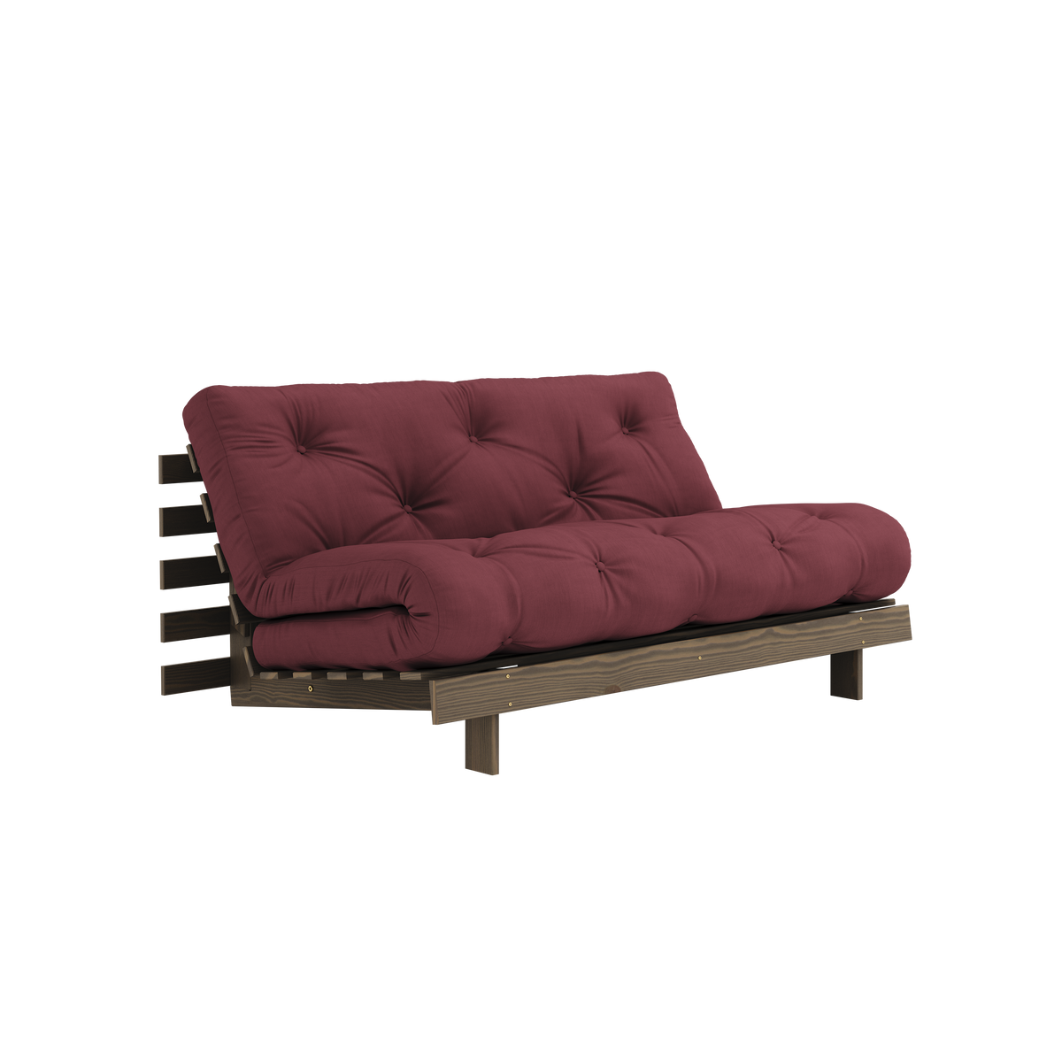 ROOTS CAROB BROWN 160 X 200 W. ROOTS MATTRESS BORDEAUX