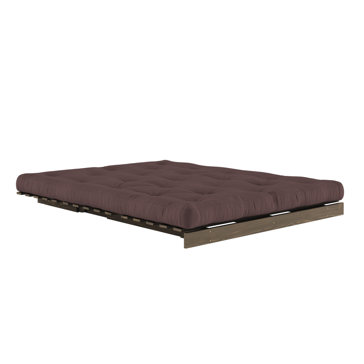 ROOTS CAROB BROWN 160 X 200 AVEC MATELAS ROOTS MARRON